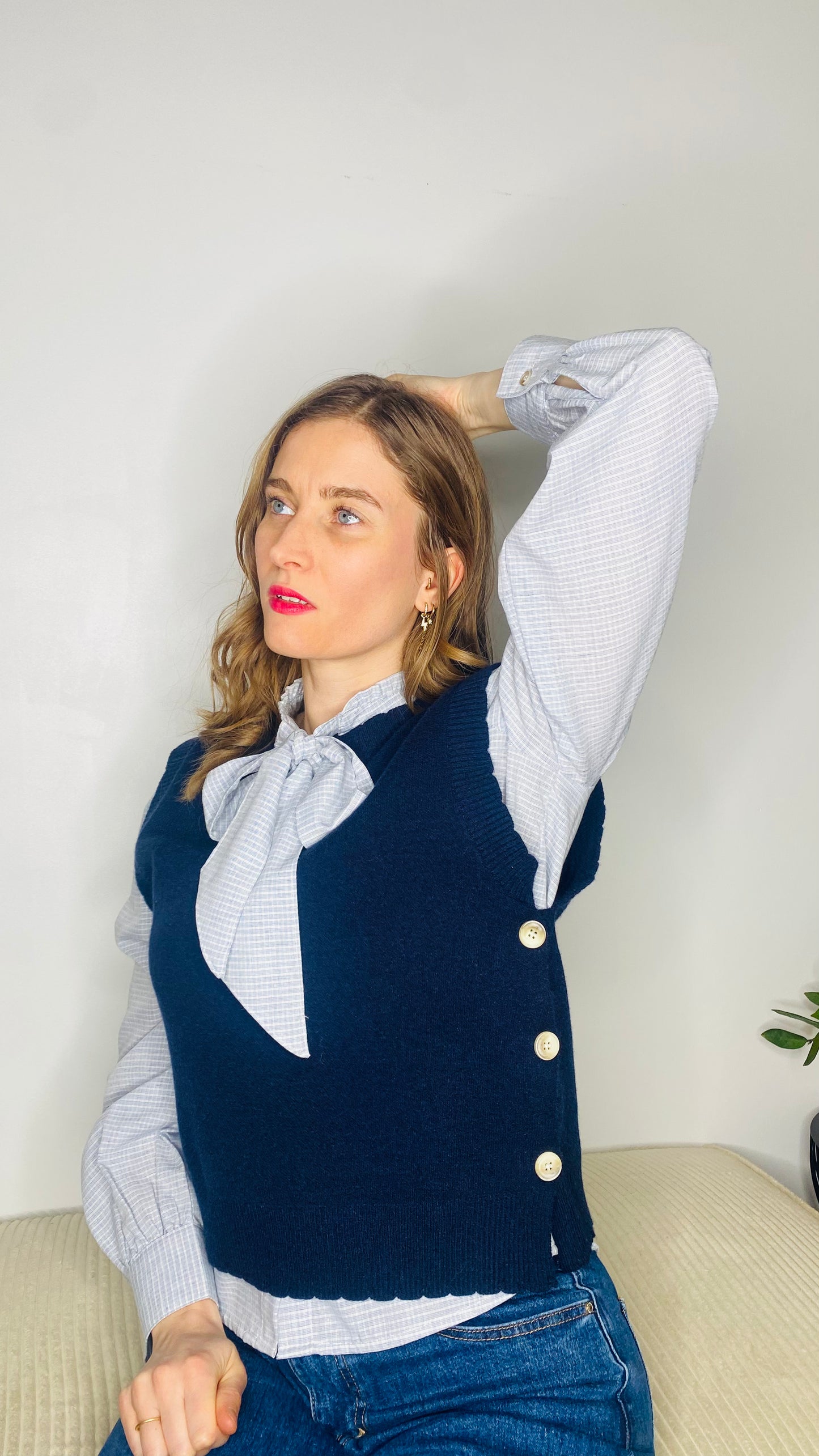 Pull Margaux bleu marine - Margothe