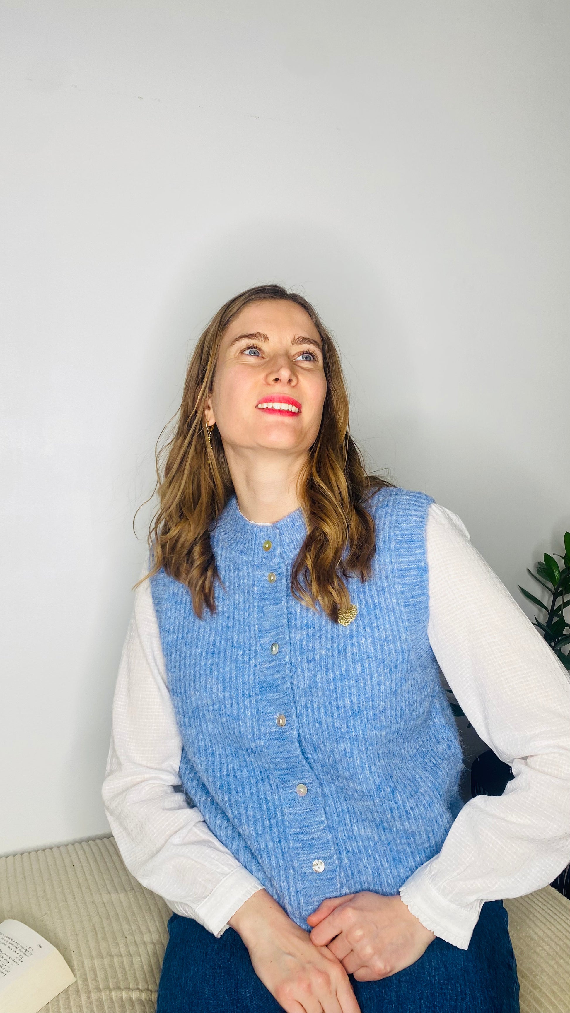 Gilet Orane bleu - Margothe