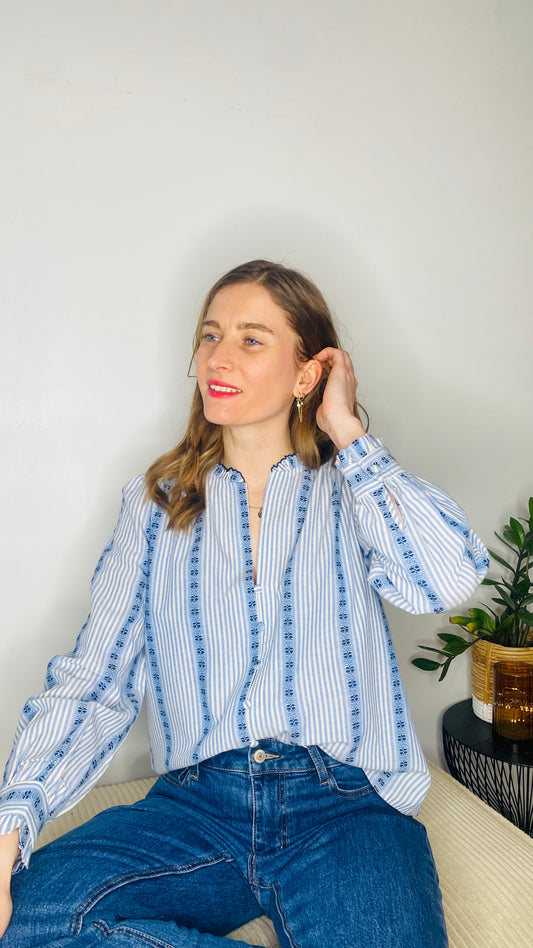 Chemise bleue Ashley - Margothe