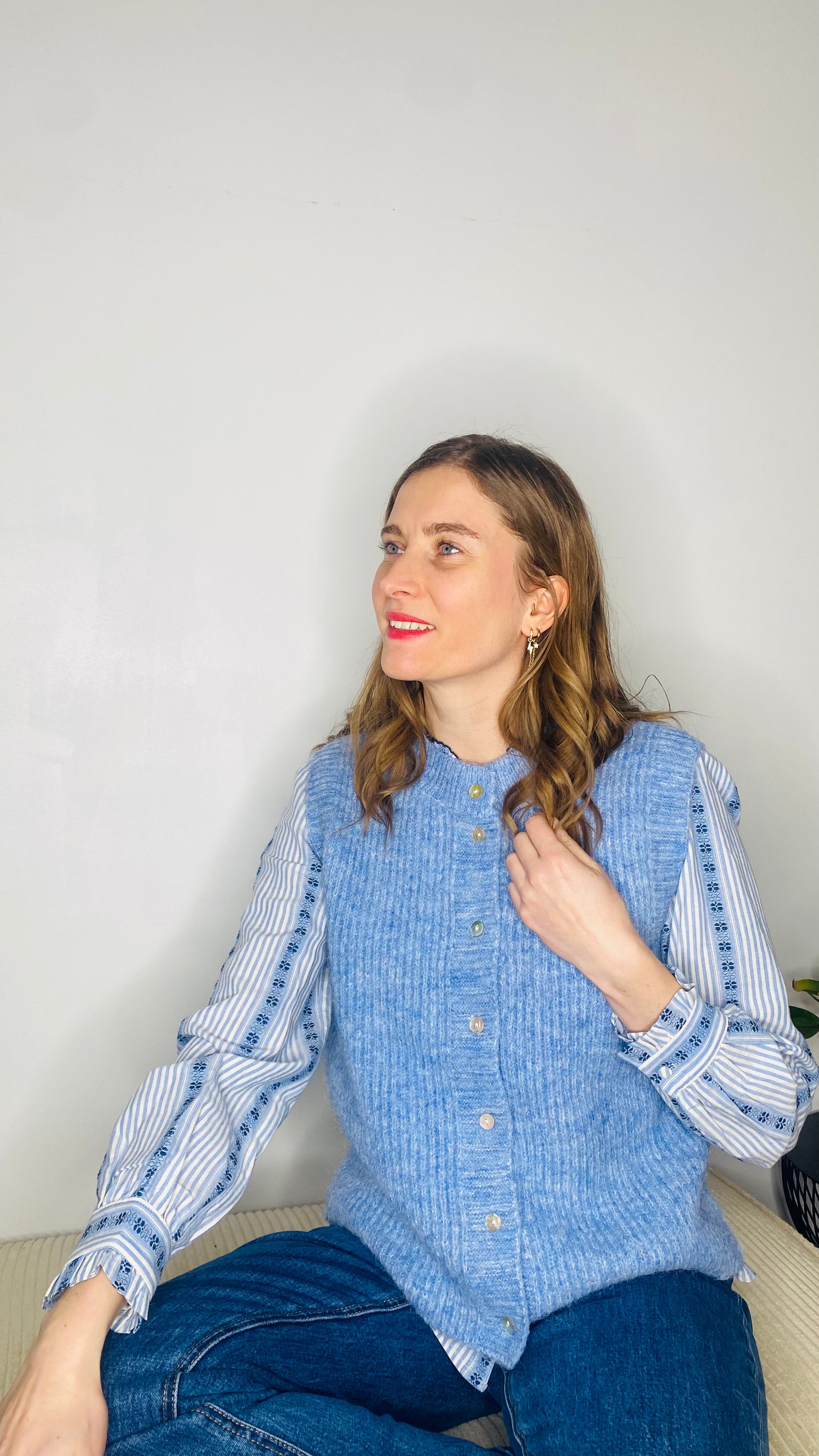 Chemise bleue Ashley - Margothe