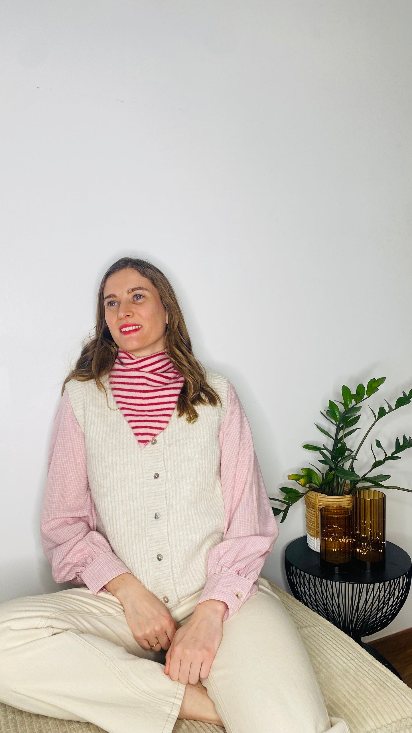 Gilet Orane écru - Margothe