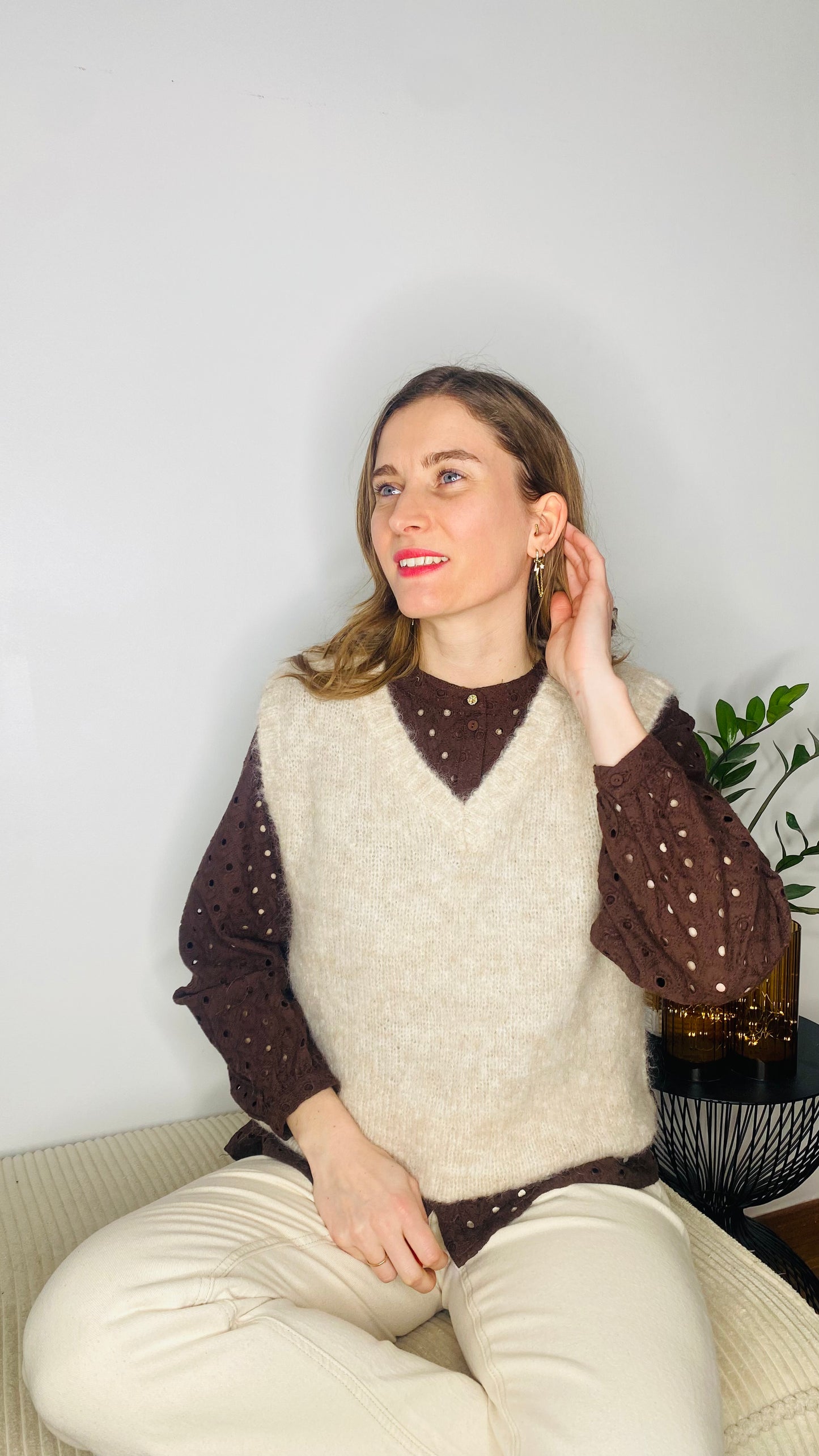 Pull Manon beige - Margothe