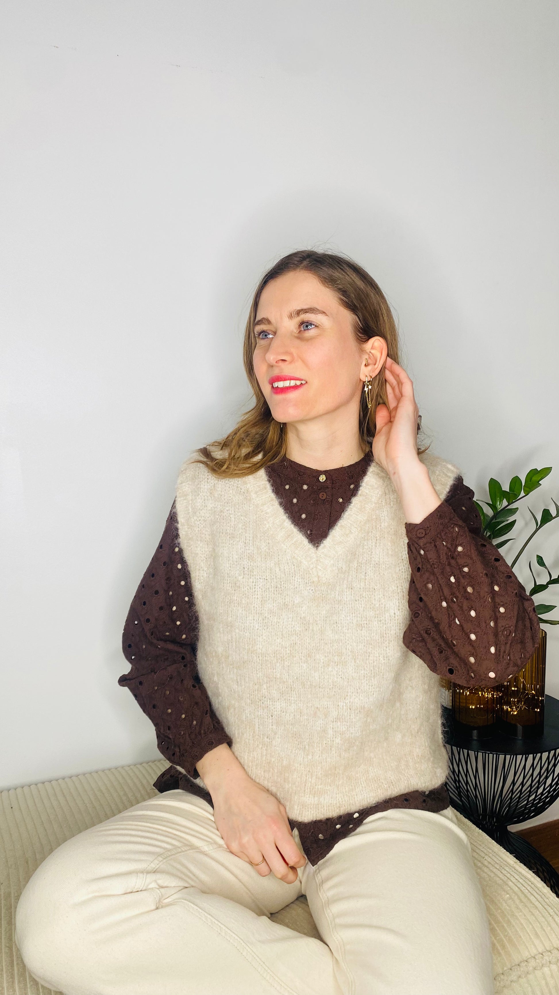 Pull Manon beige - Margothe