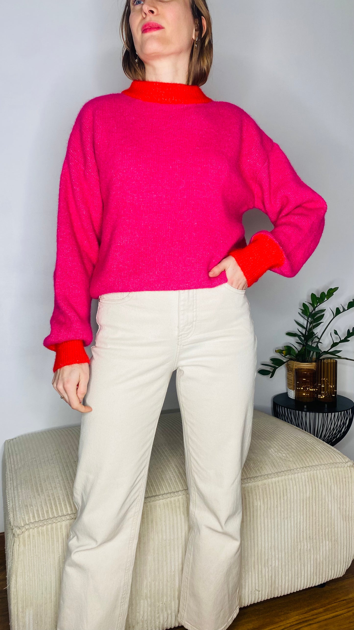 Jean Solange denim beige - Oraije - Margothe
