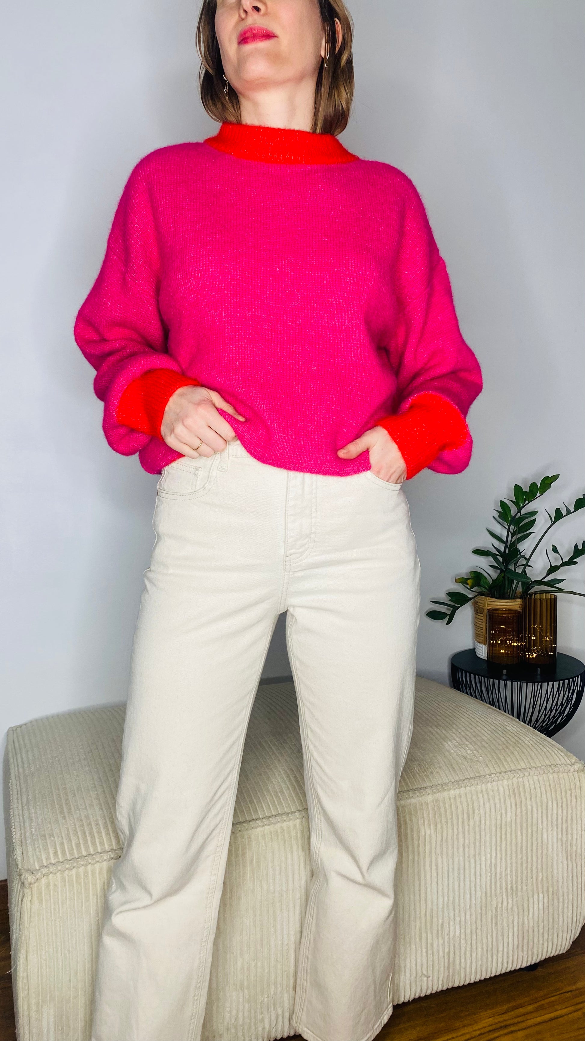 Jean Solange denim beige - Oraije - Margothe