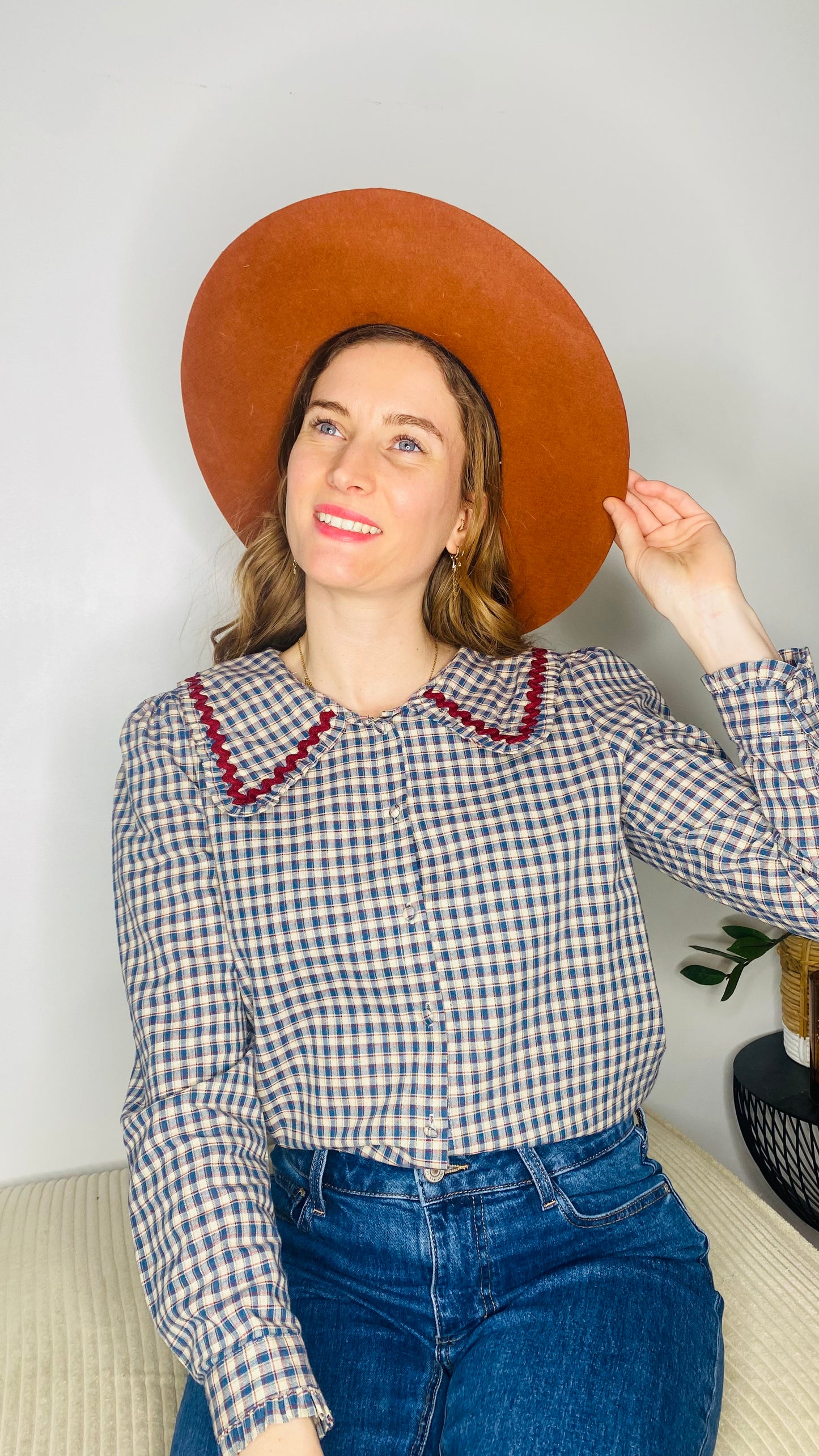 Chemise Solène à carreaux - Margothe