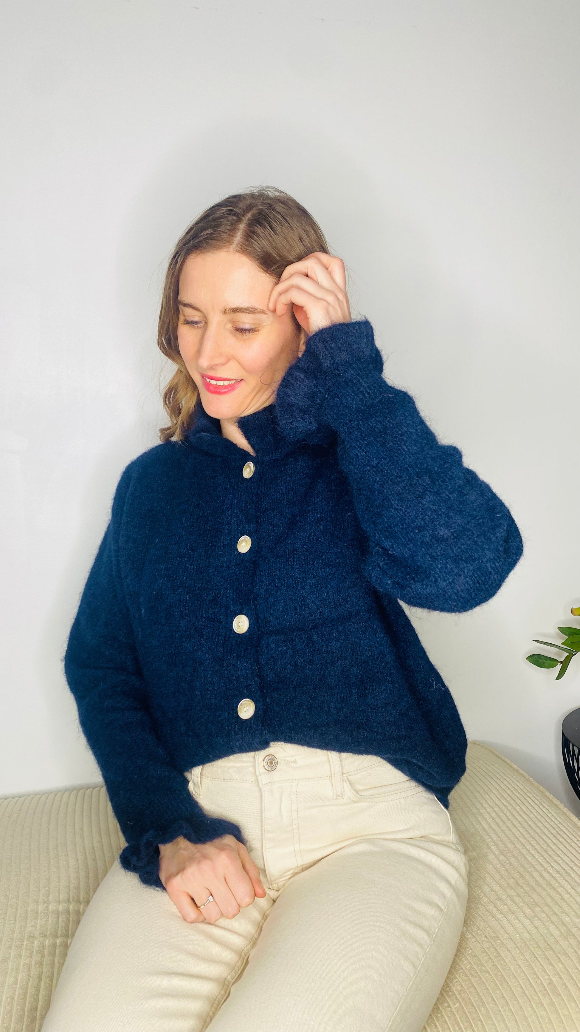 Gilet Eloïne bleu marine - Margothe
