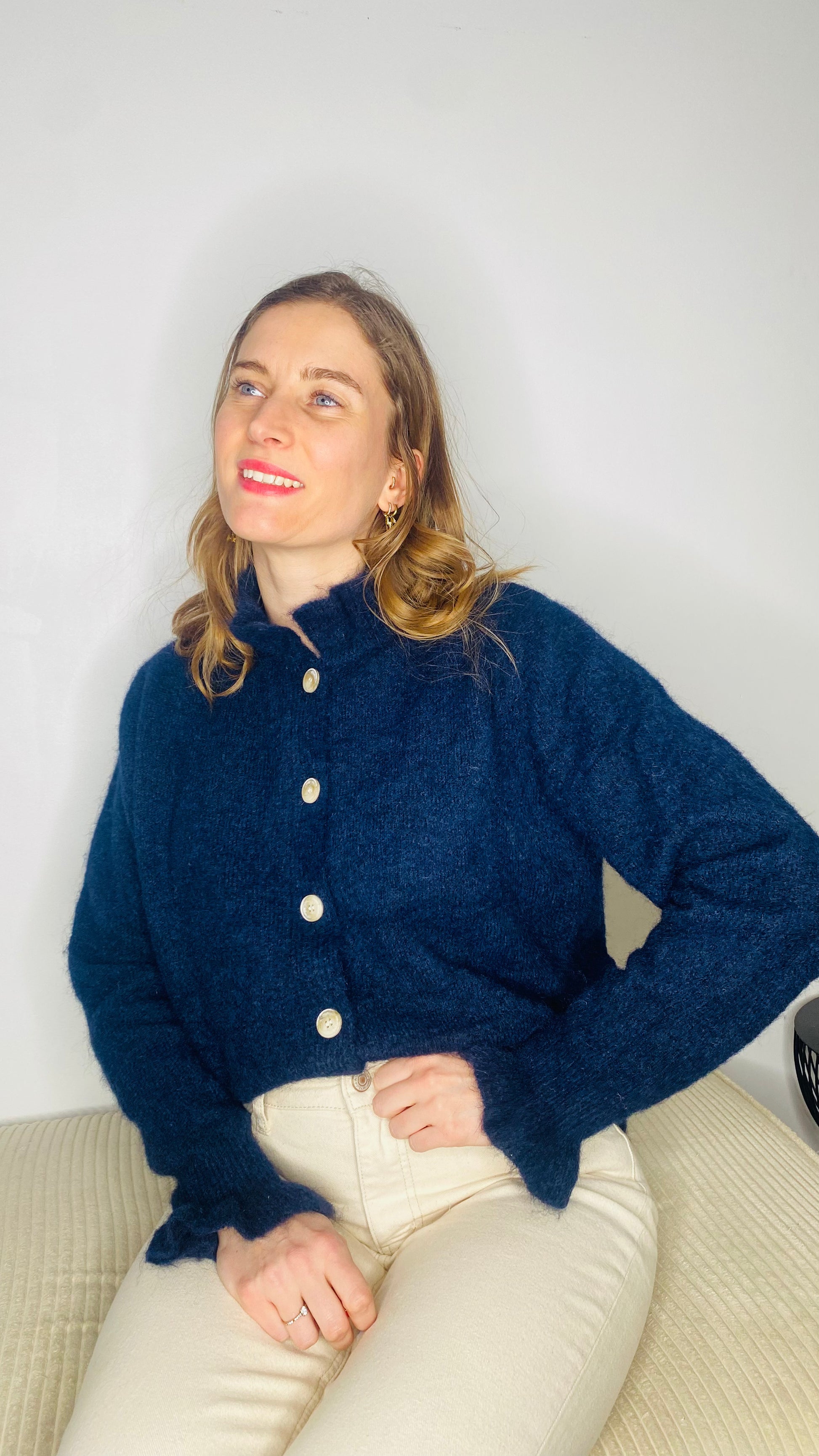 Gilet Eloïne bleu marine - Margothe