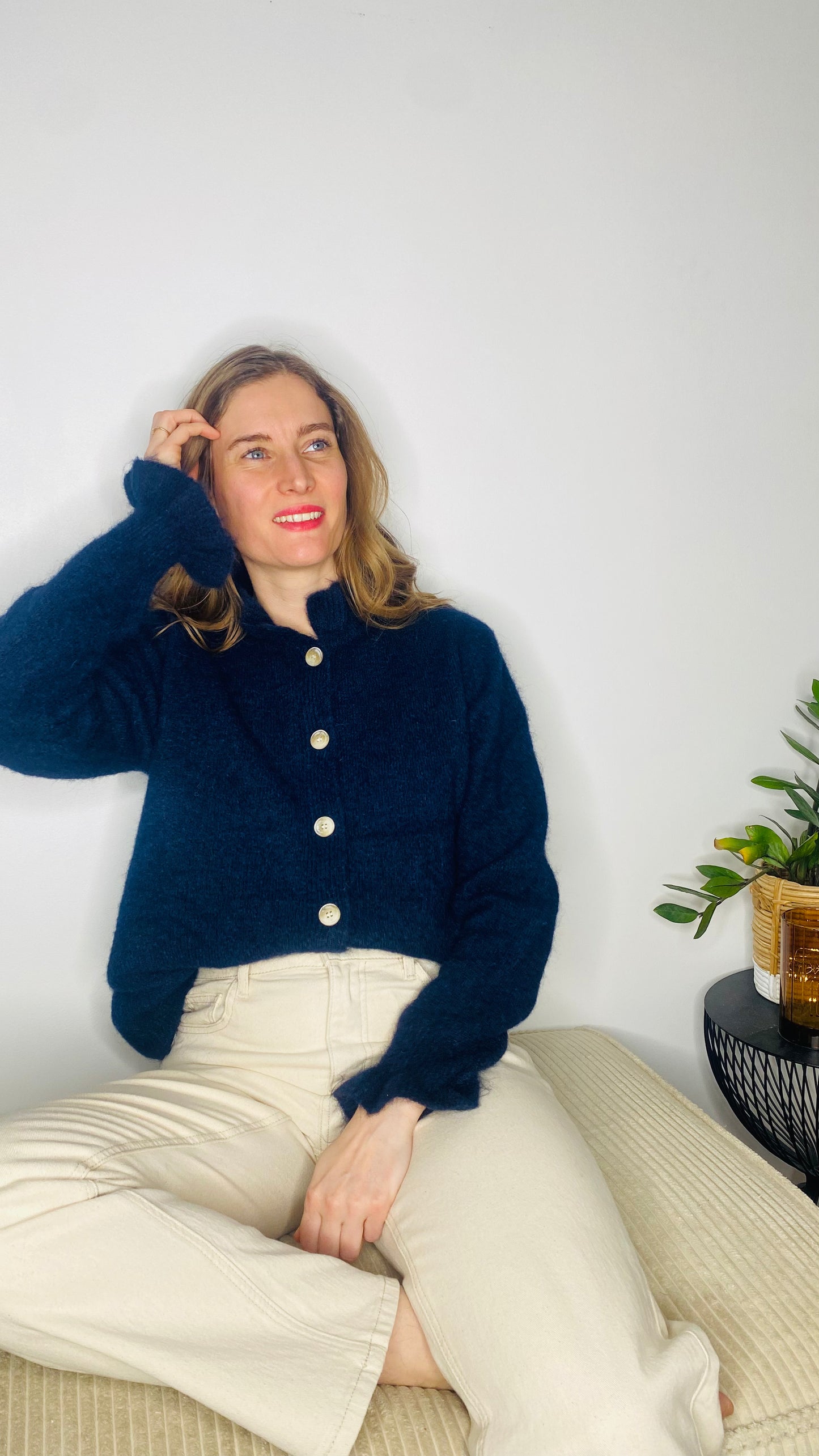 Gilet Eloïne bleu marine - Margothe