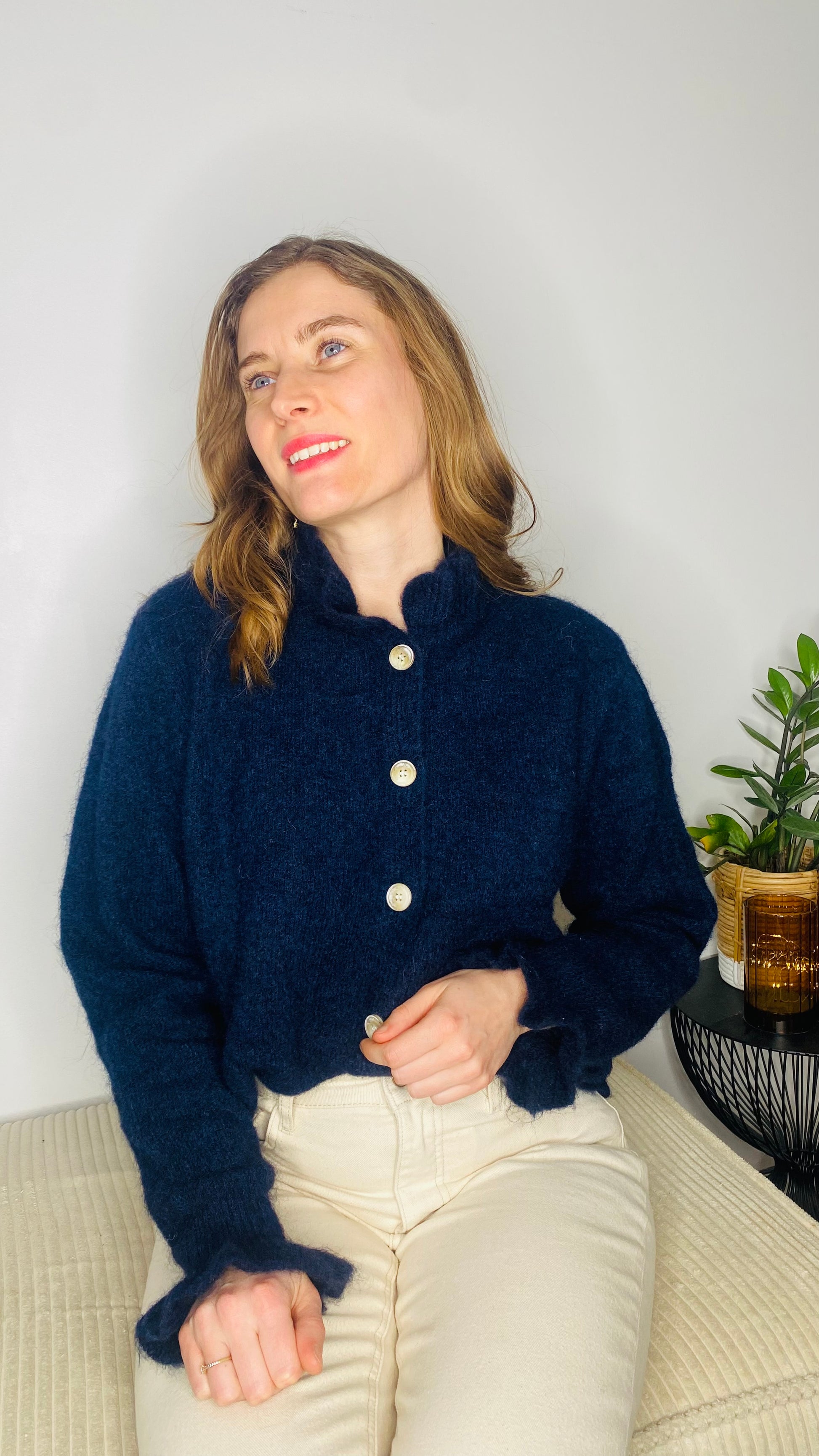 Gilet Eloïne bleu marine - Margothe