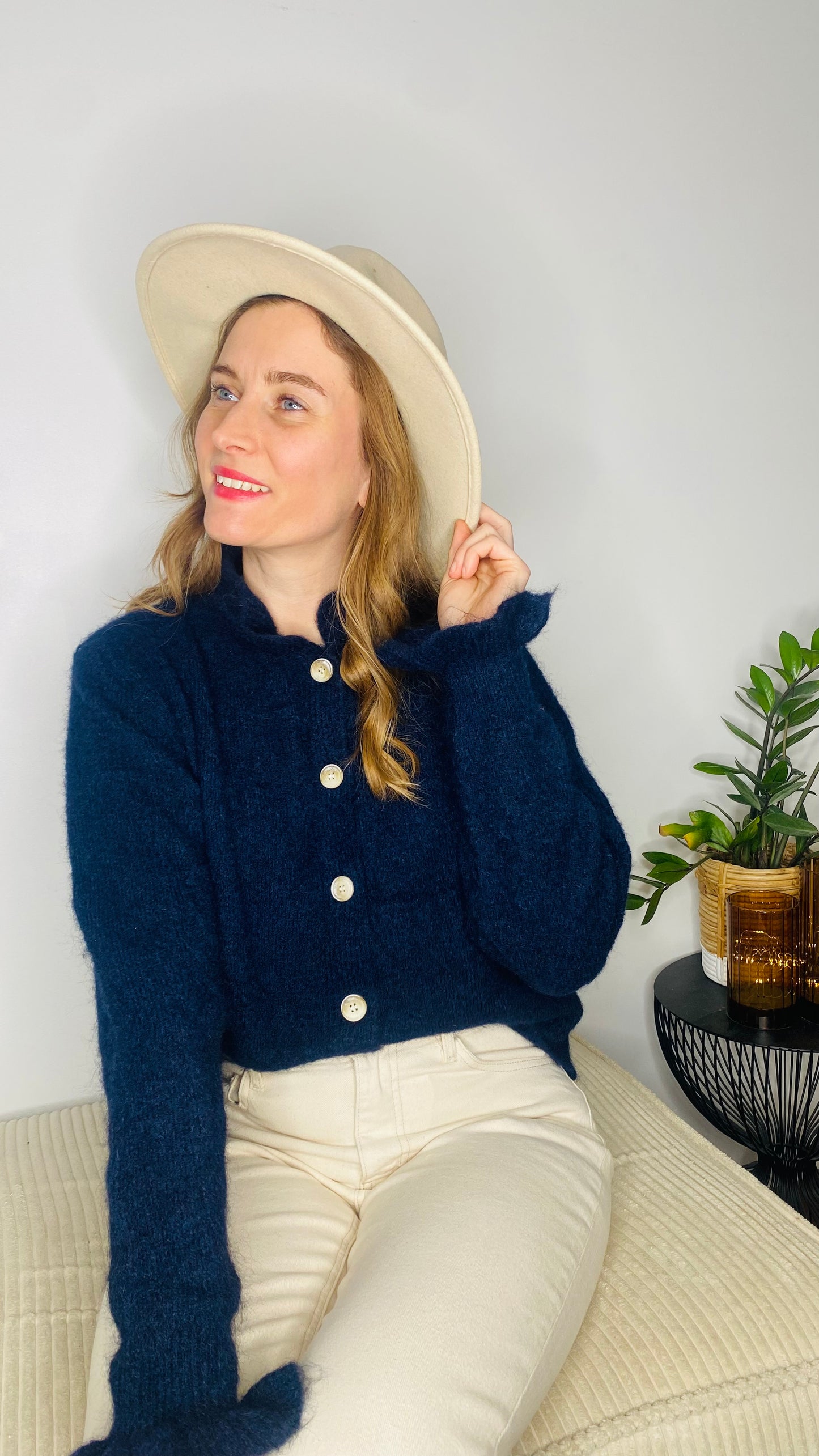 Gilet Eloïne bleu marine - Margothe