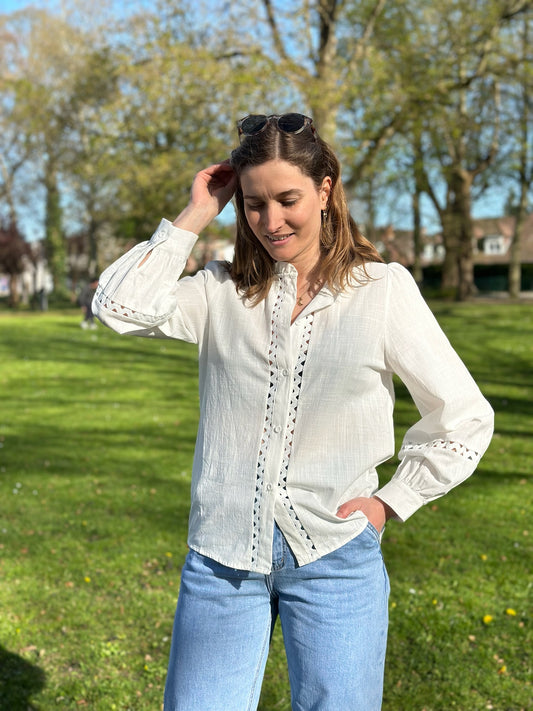 Blouse Renata blanche