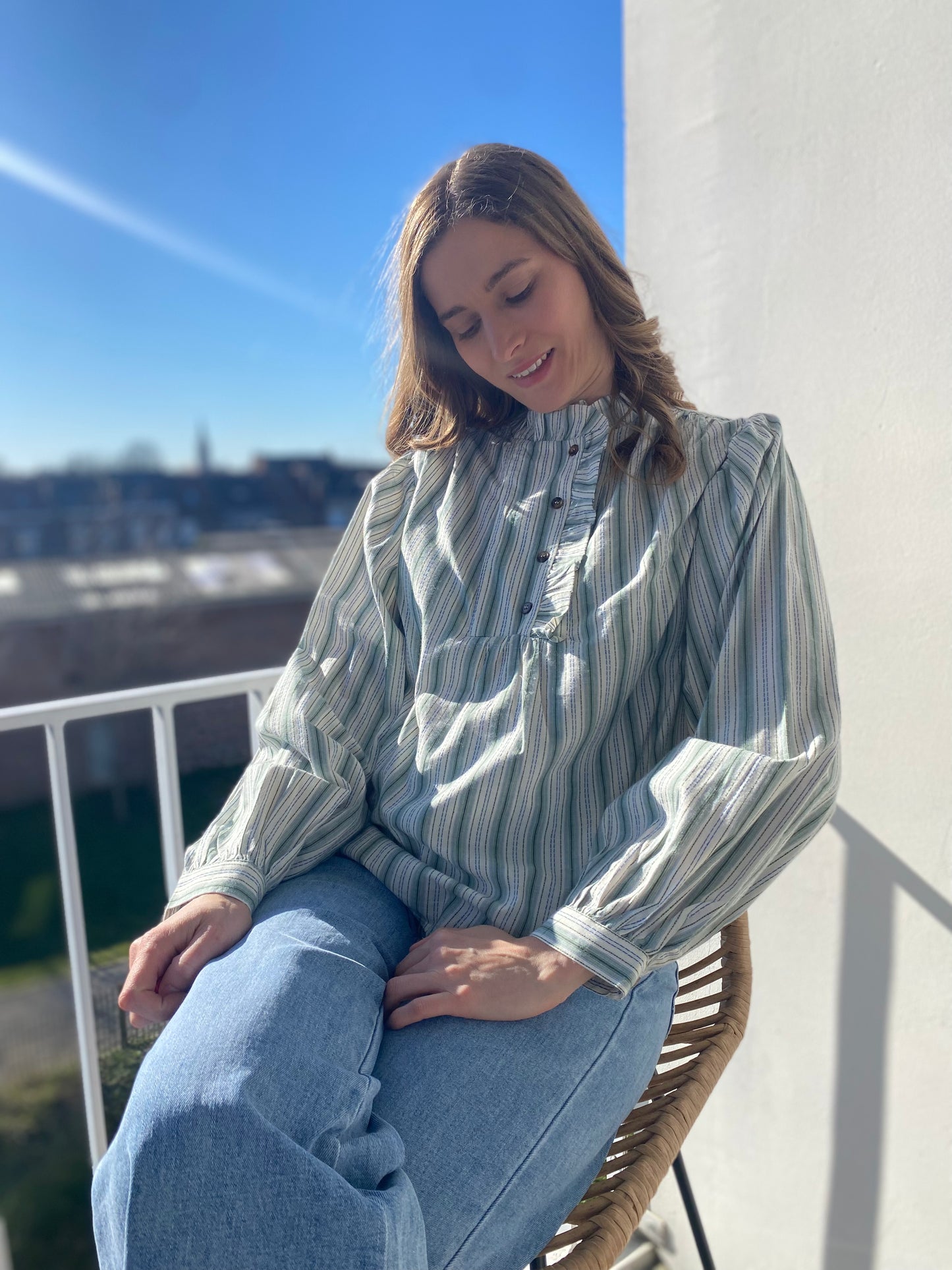 Blouse Servane verte