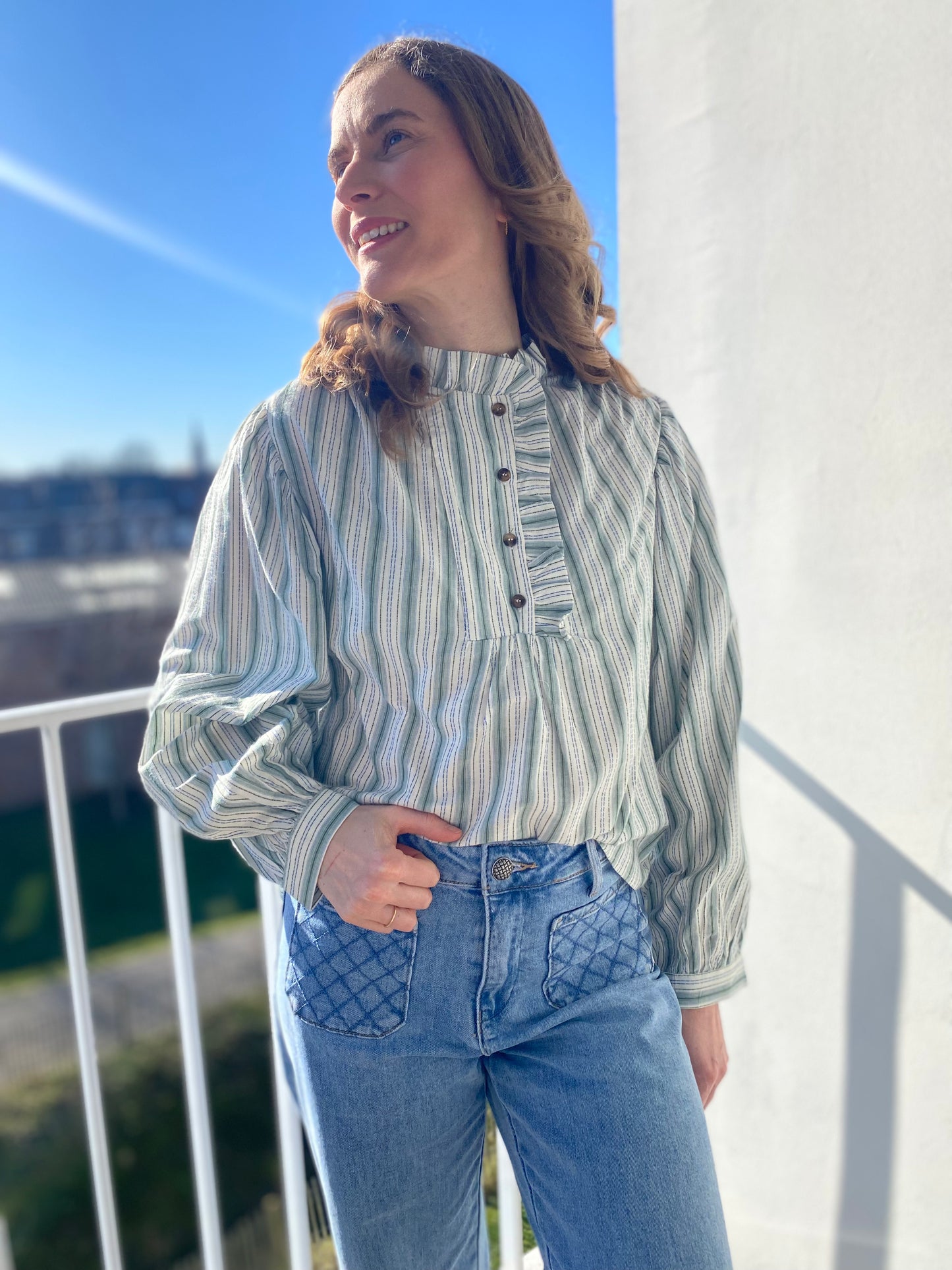 Blouse Servane verte