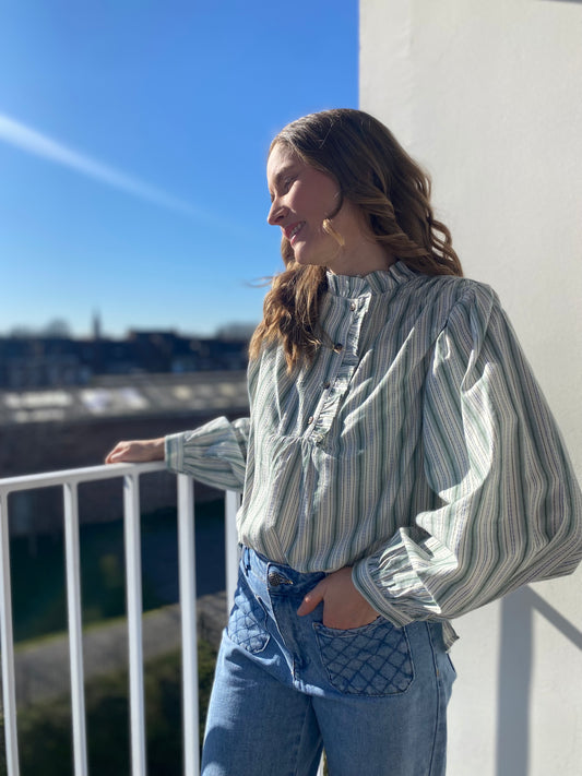 Blouse Servane verte