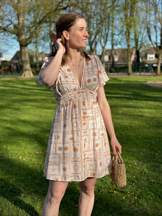 Robe Maura écru