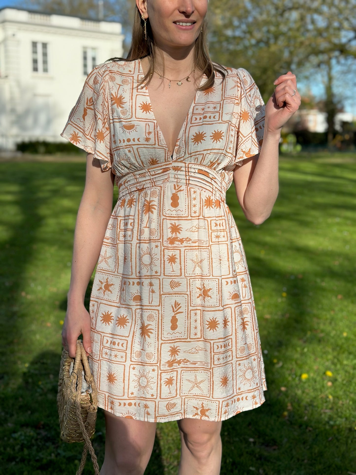 Robe Maura écru