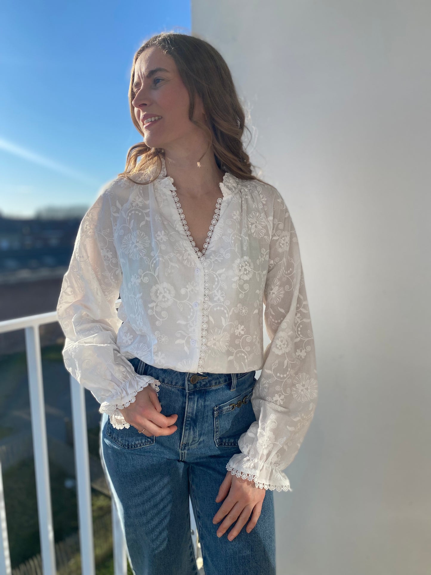 Chemise Julie blanche - Margothe