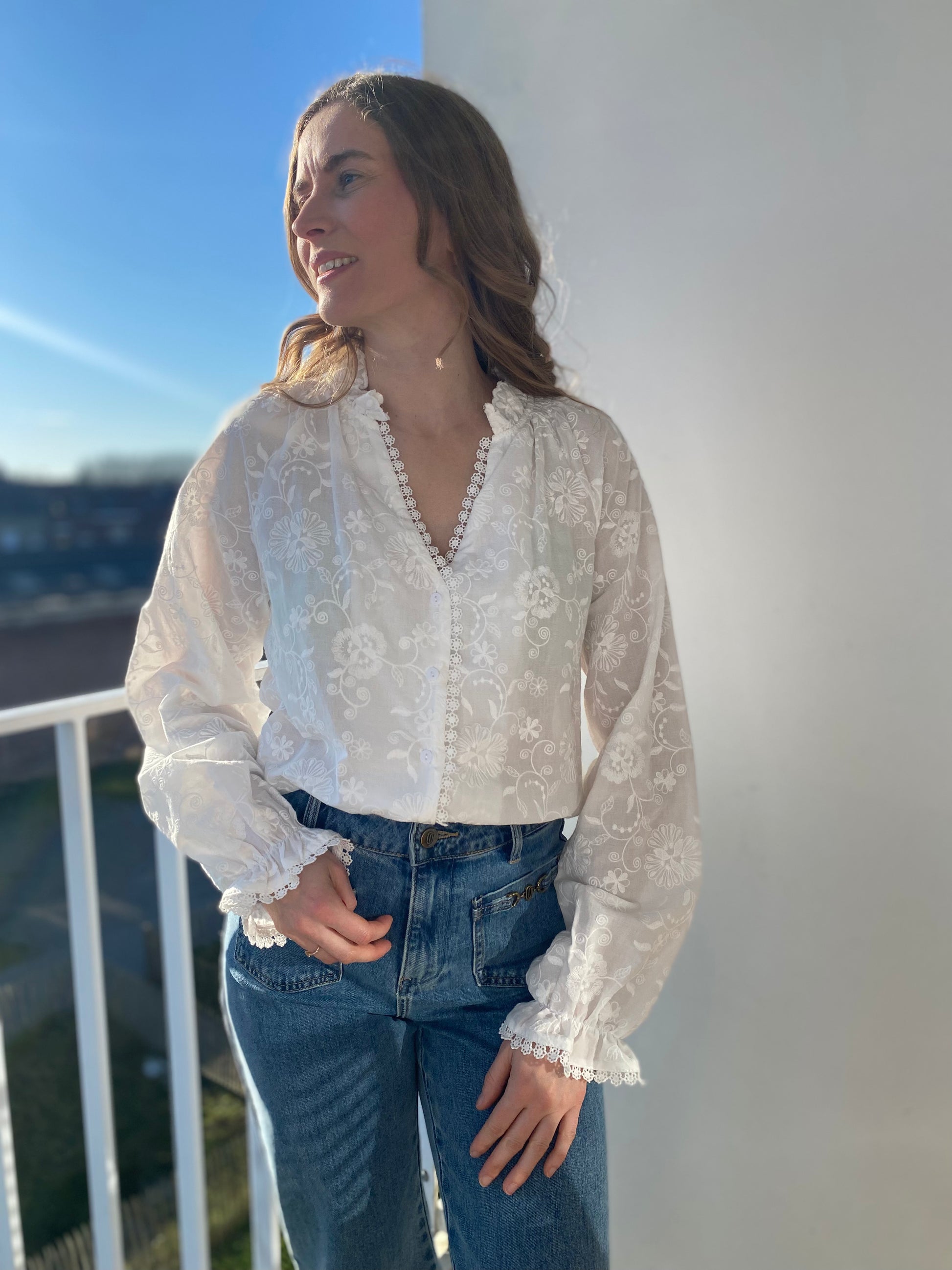Chemise Julie blanche - Margothe