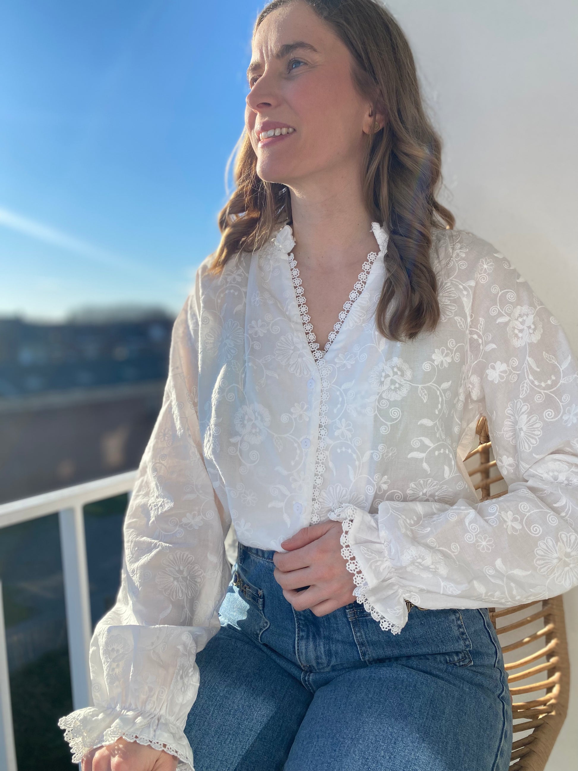 Chemise Julie blanche - Margothe