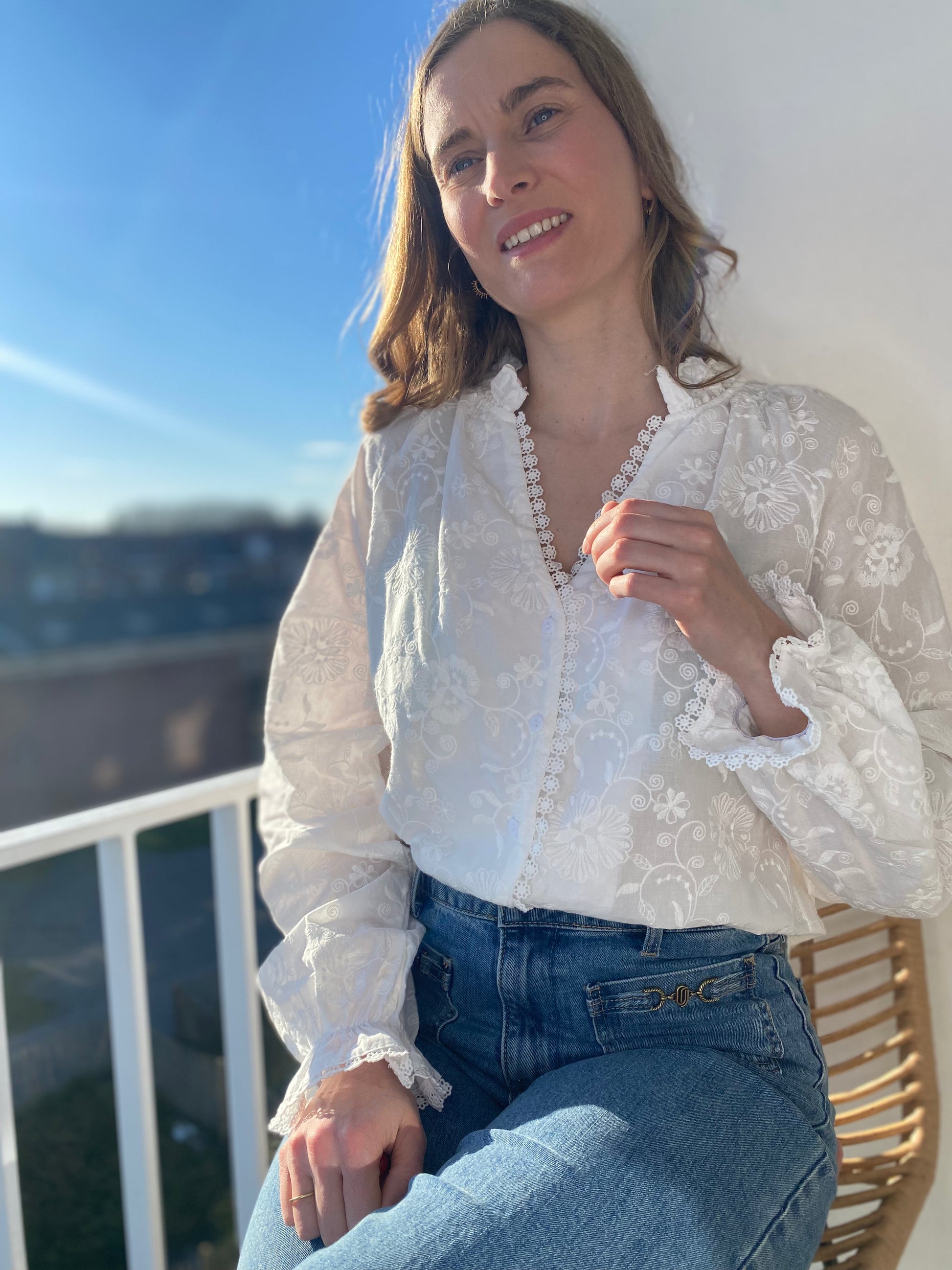 Chemise Julie blanche - Margothe