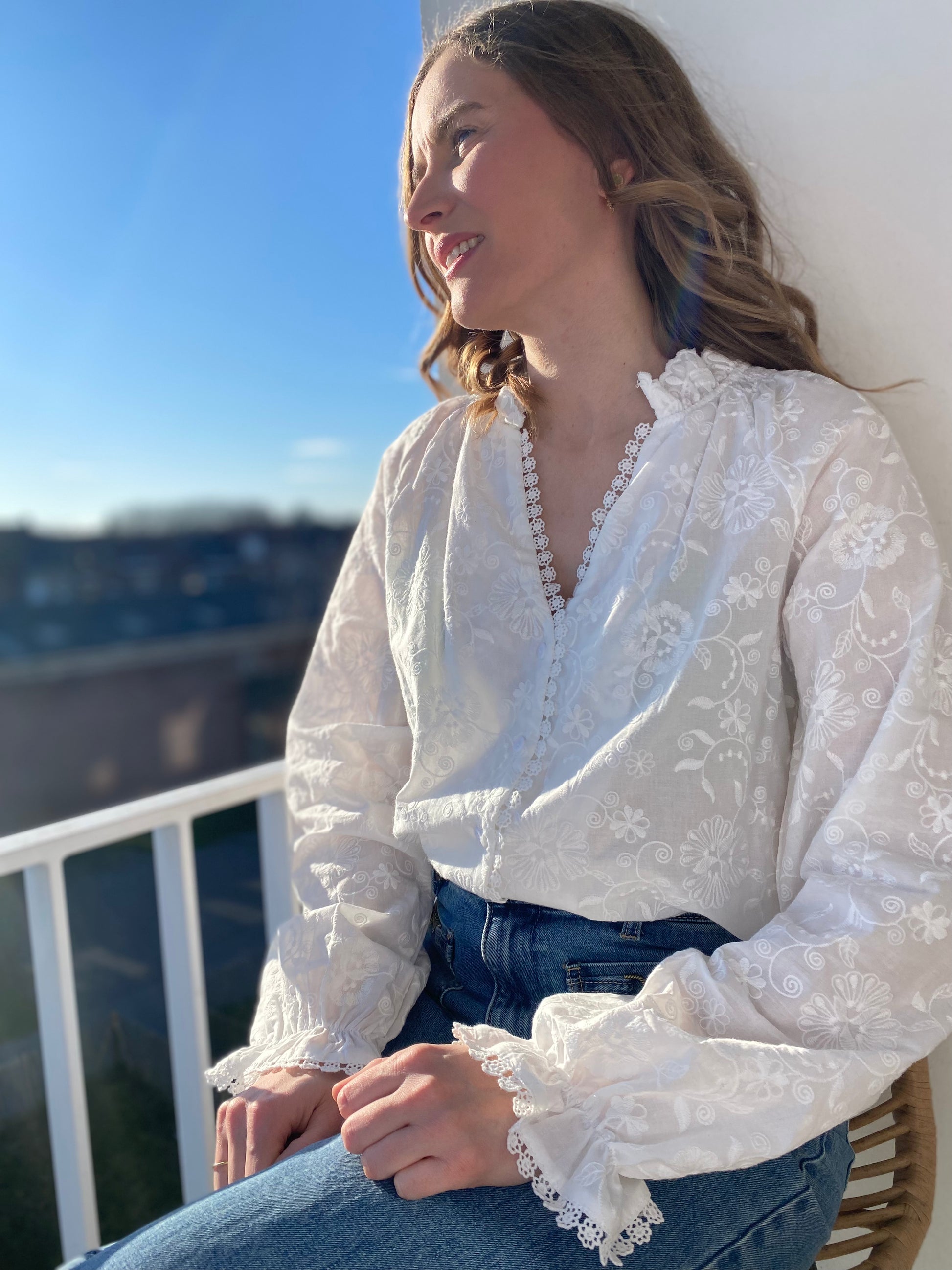 Chemise Julie blanche - Margothe