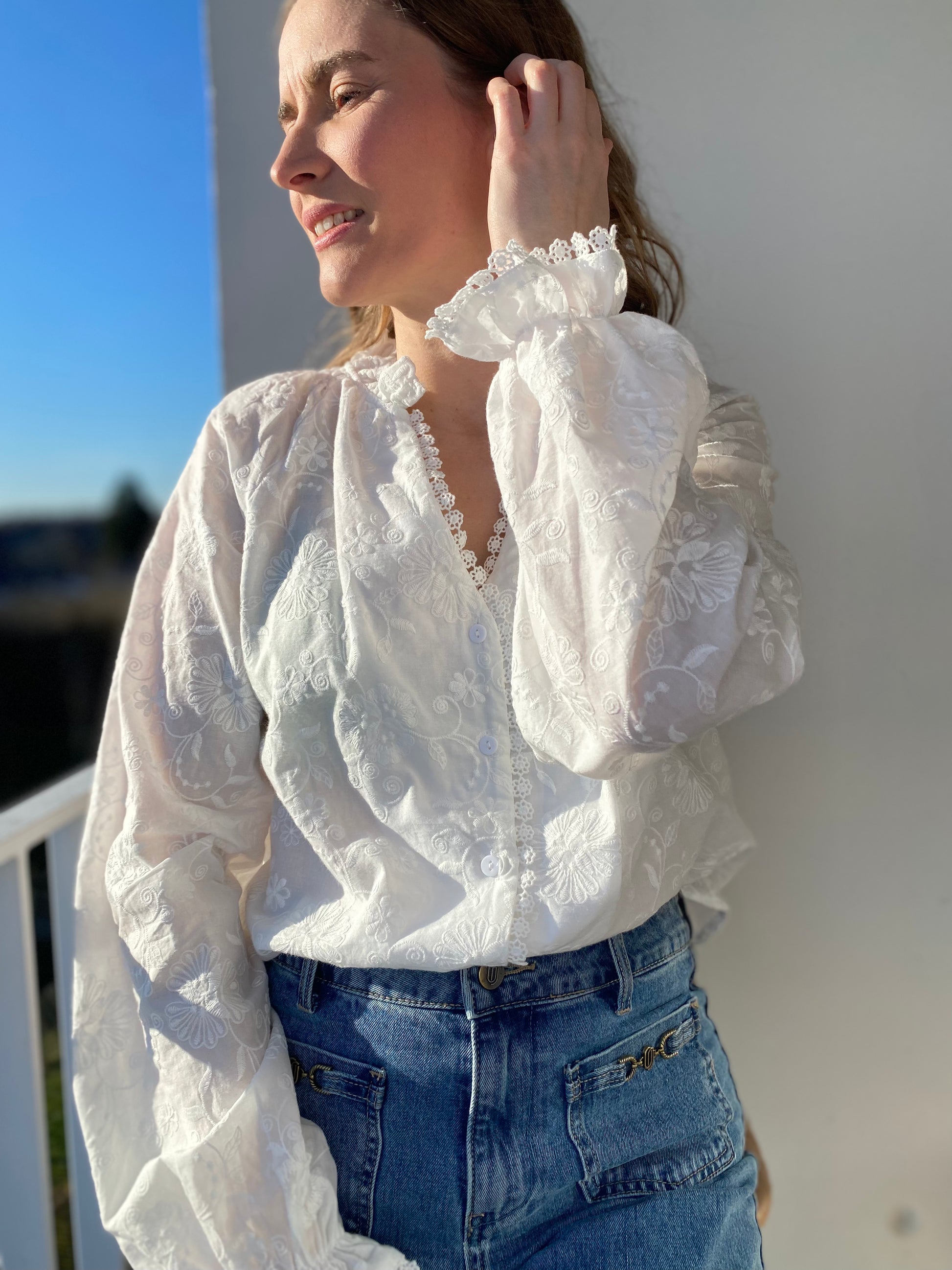 Chemise Julie blanche - Margothe
