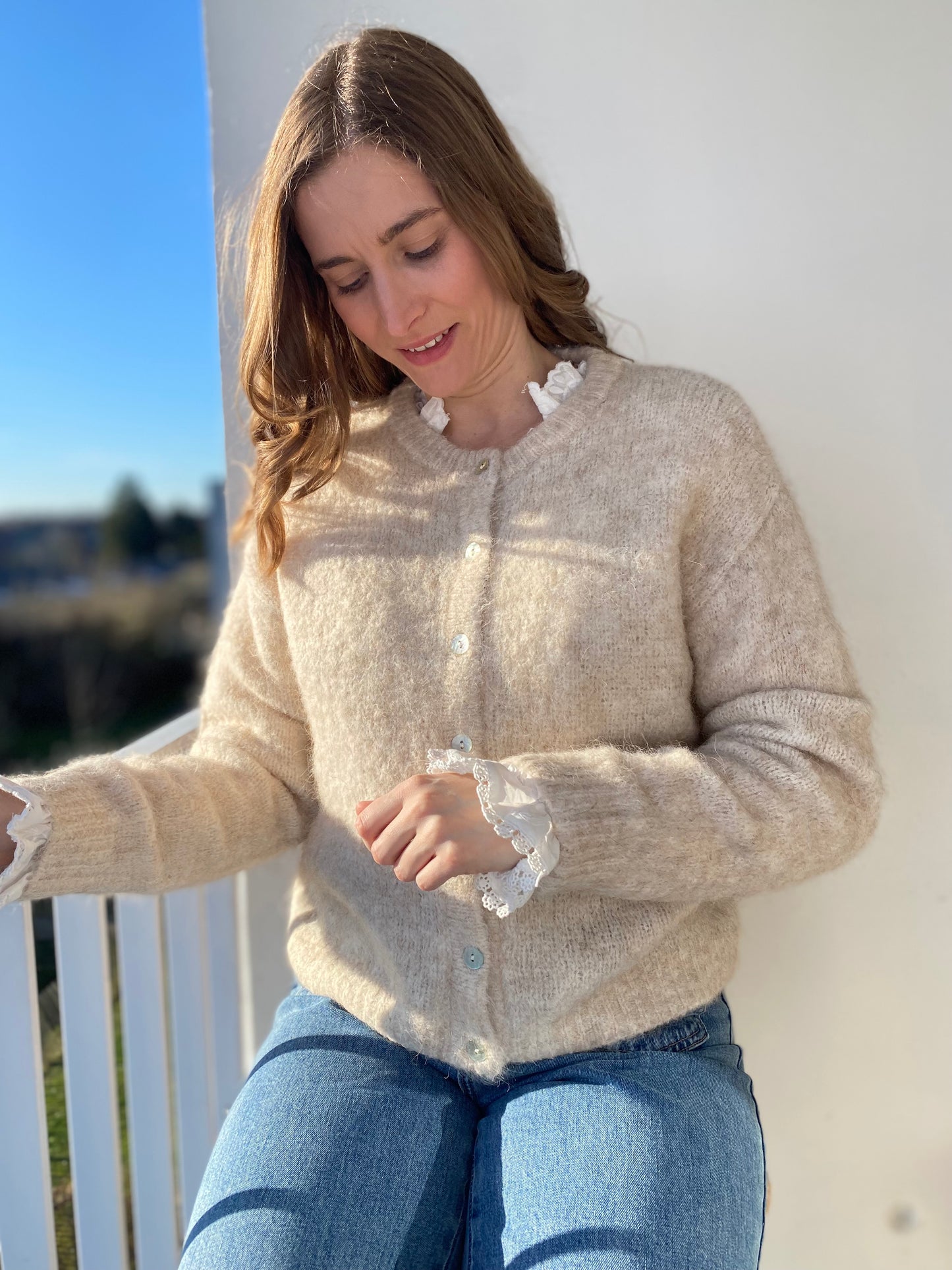 Gilet Lala beige - Margothe