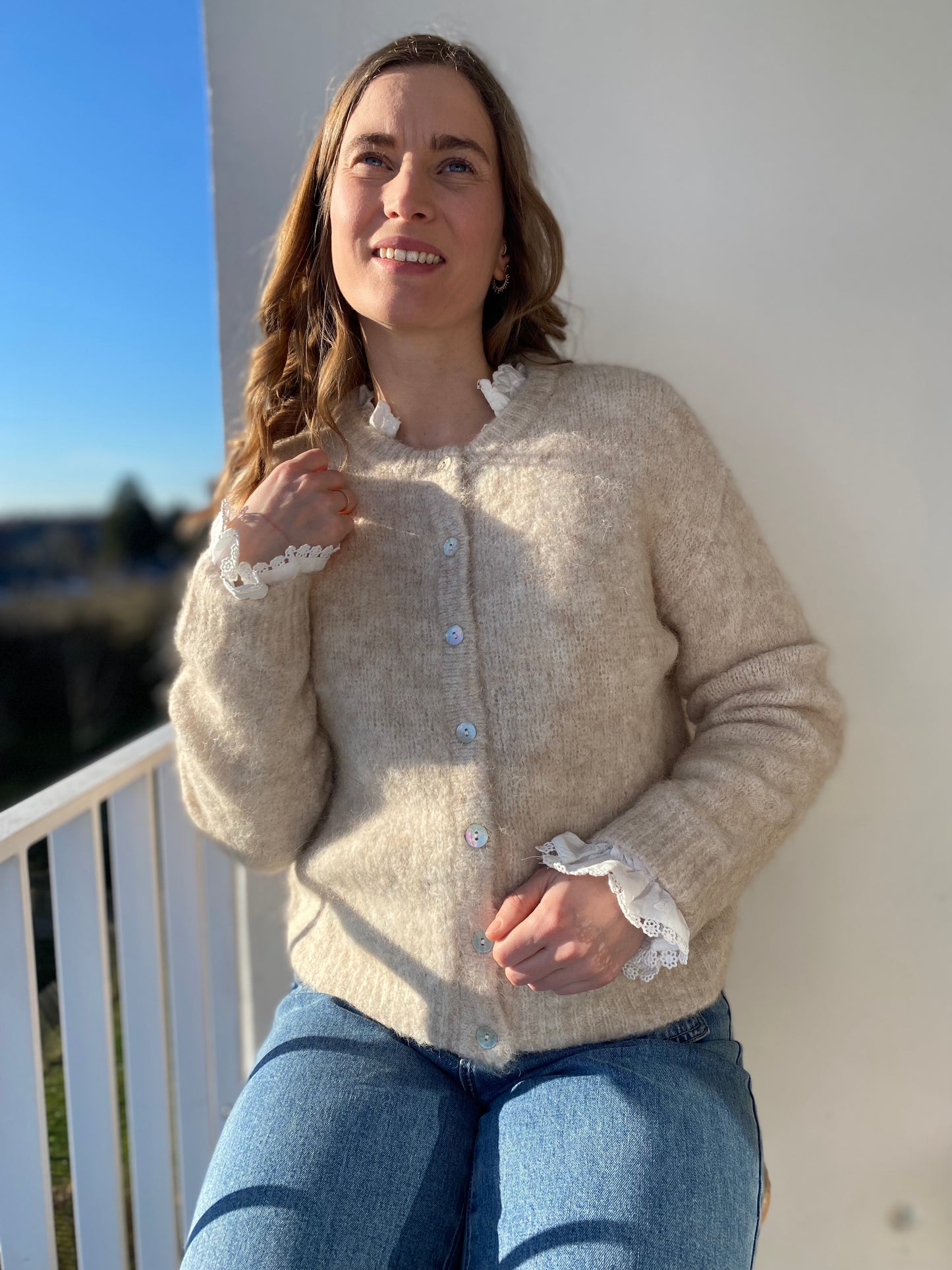 Gilet Lala beige - Margothe