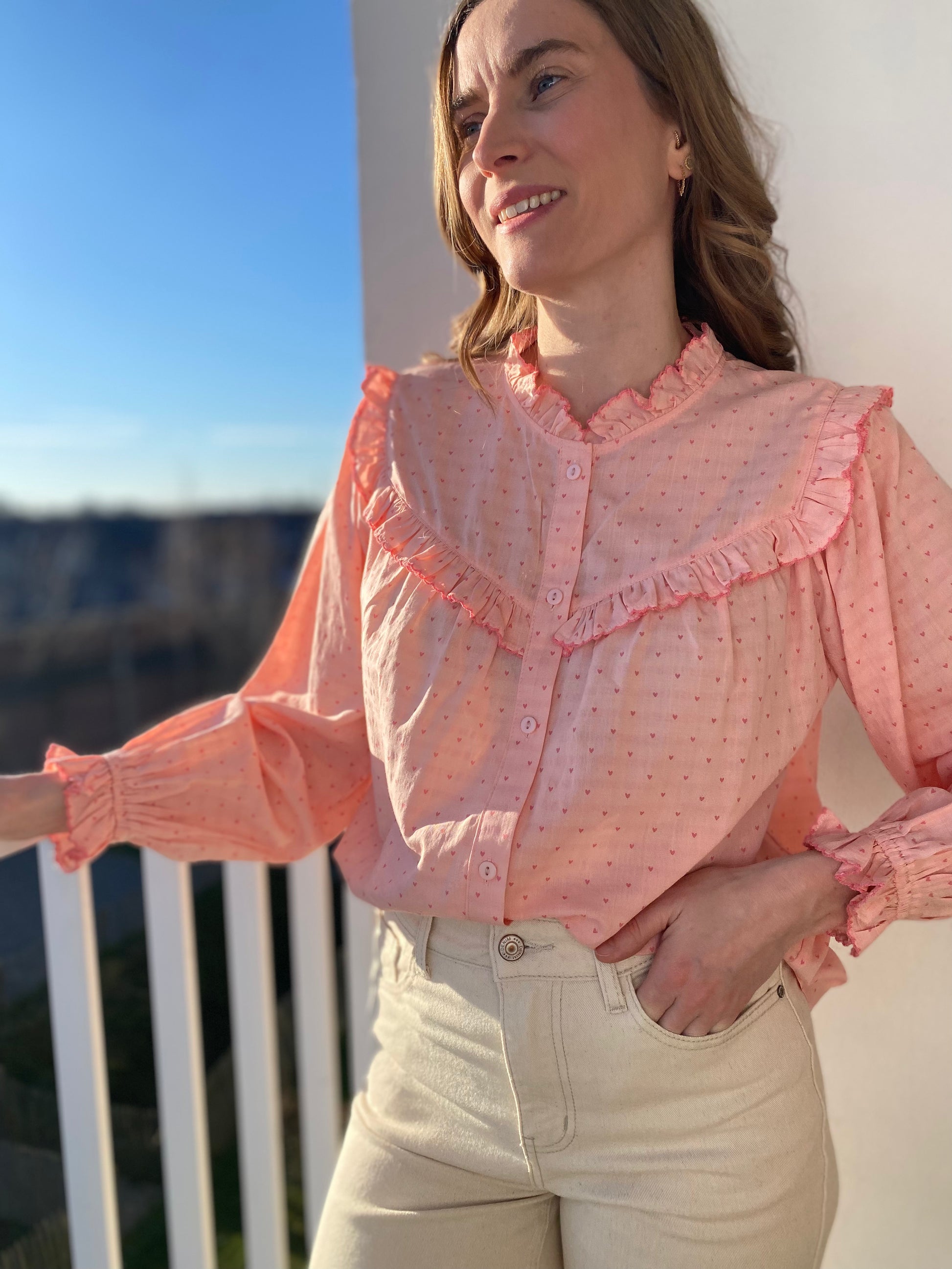 Chemise Heart rose - Margothe