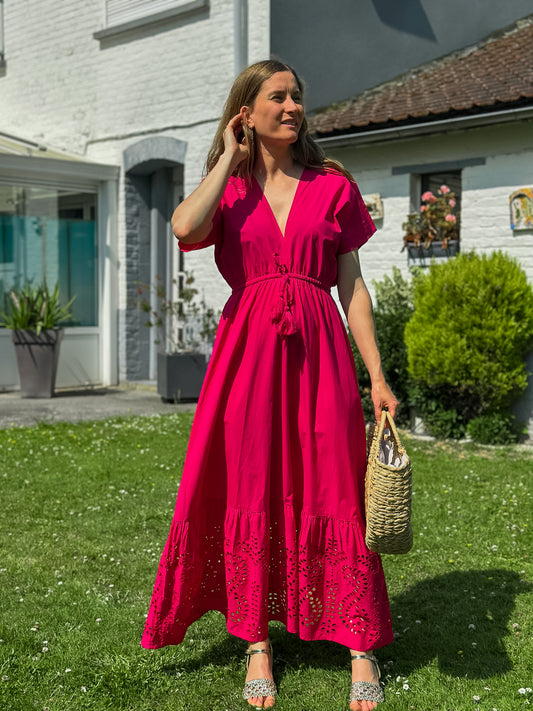 Robe Amelie fuchsia - Margothe