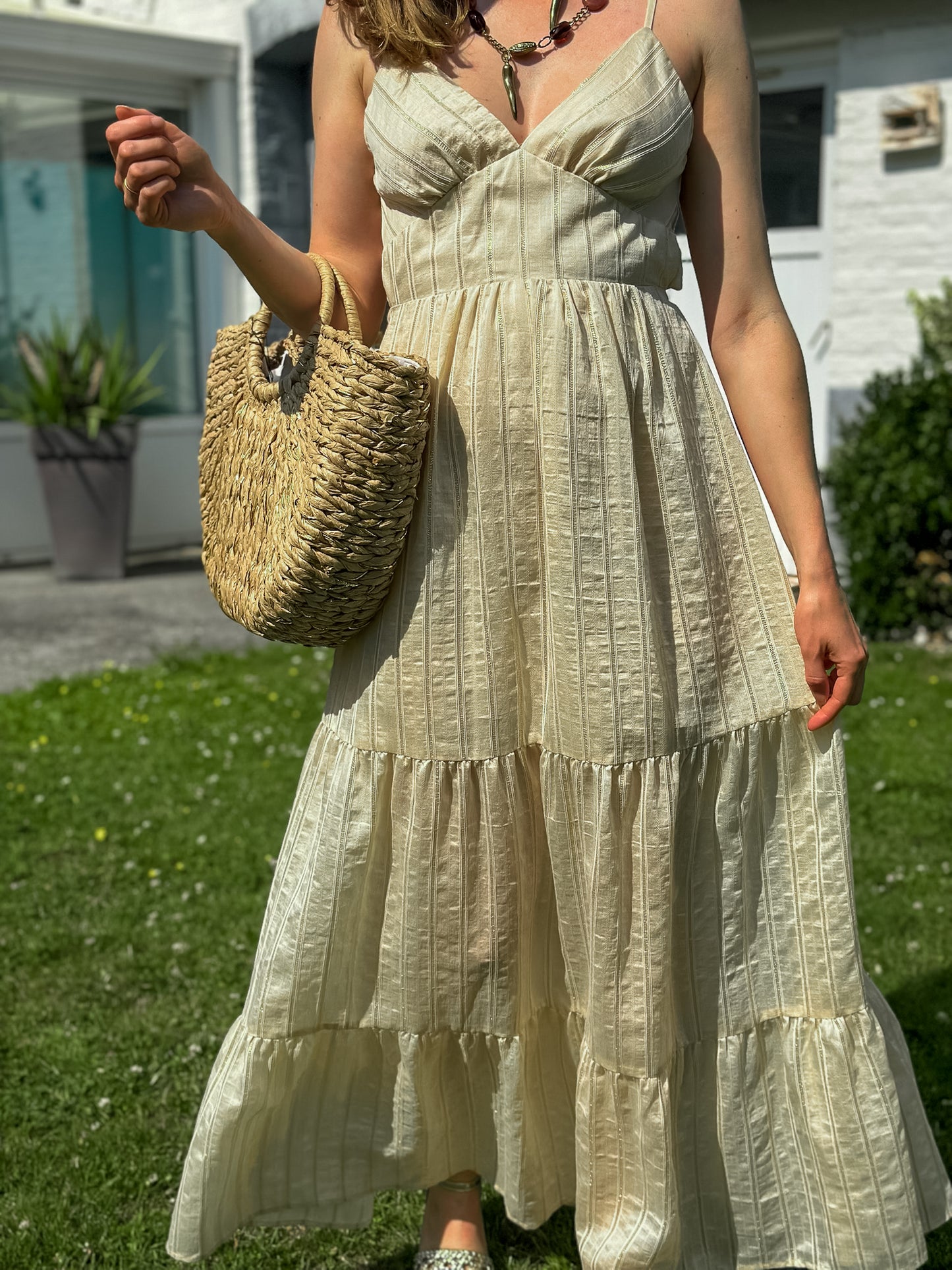 Robe Trecy ivoire et doré