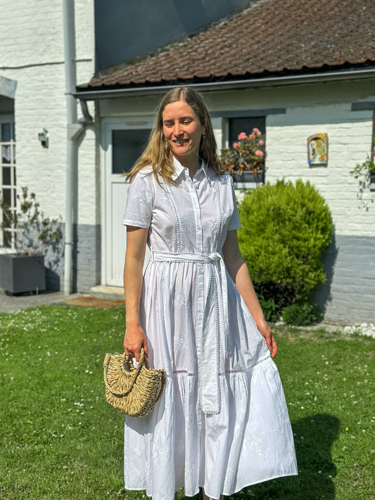 Robe longue Vista blanche