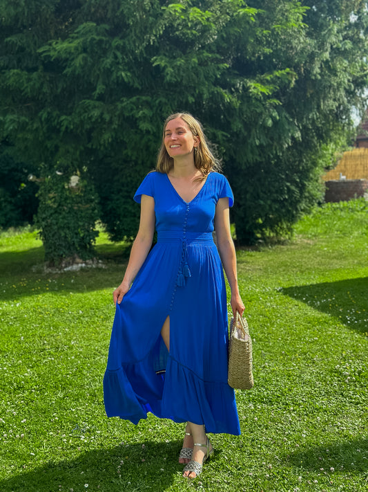 Robe Batcha bleue roi - Margothe