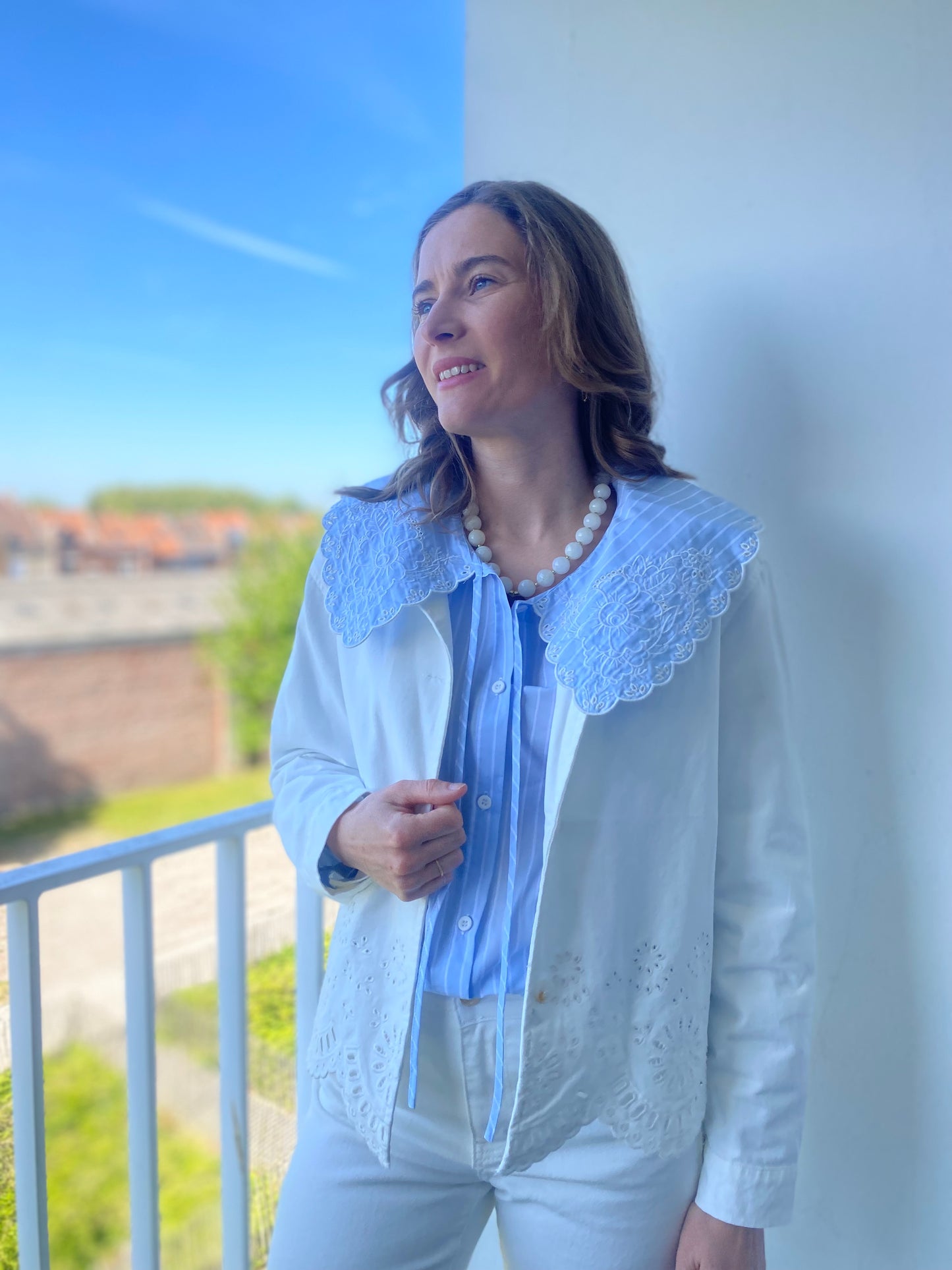 Veste Fleurette blanche
