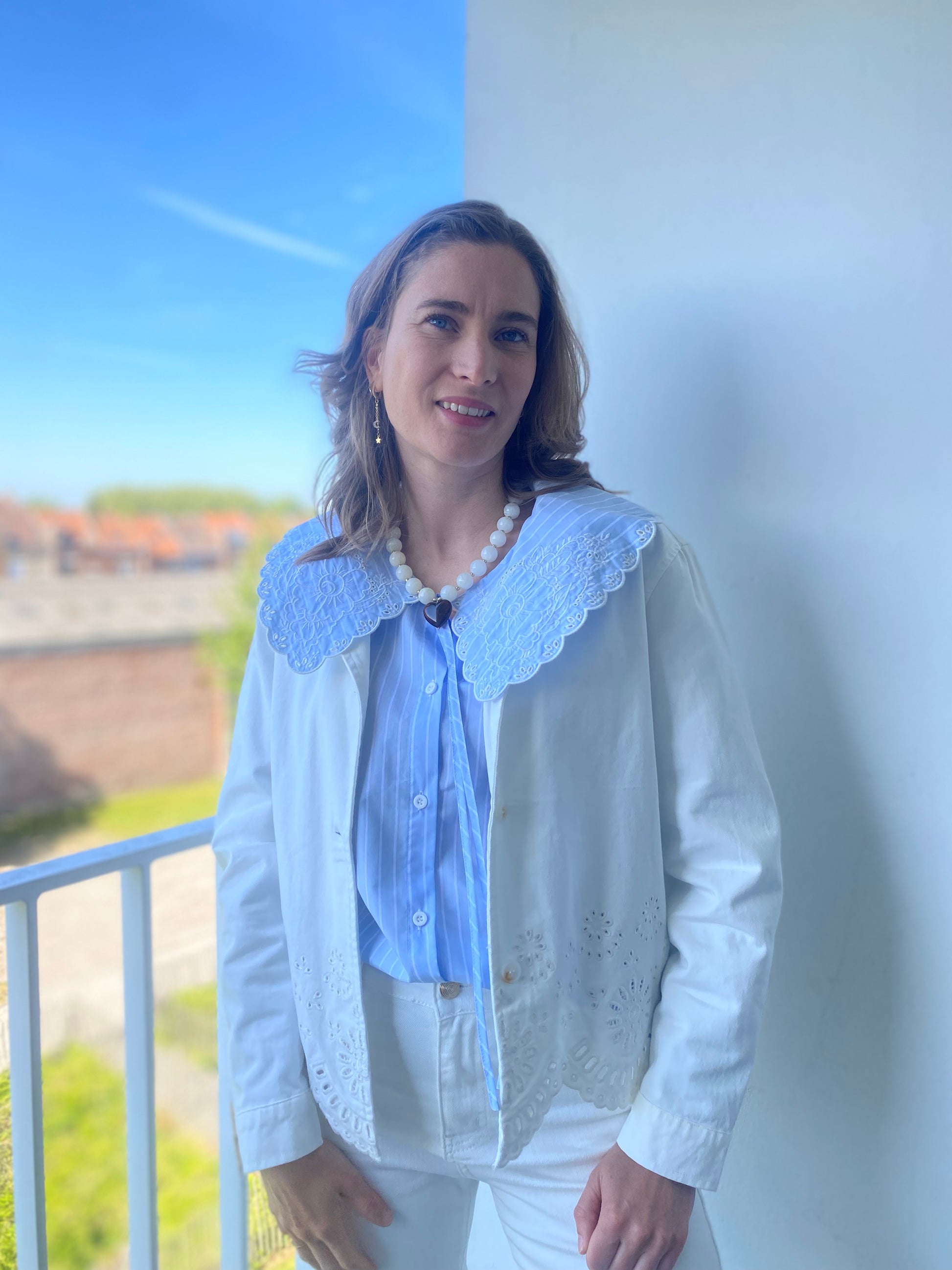 Chemise Jasmine bleue ciel - Margothe