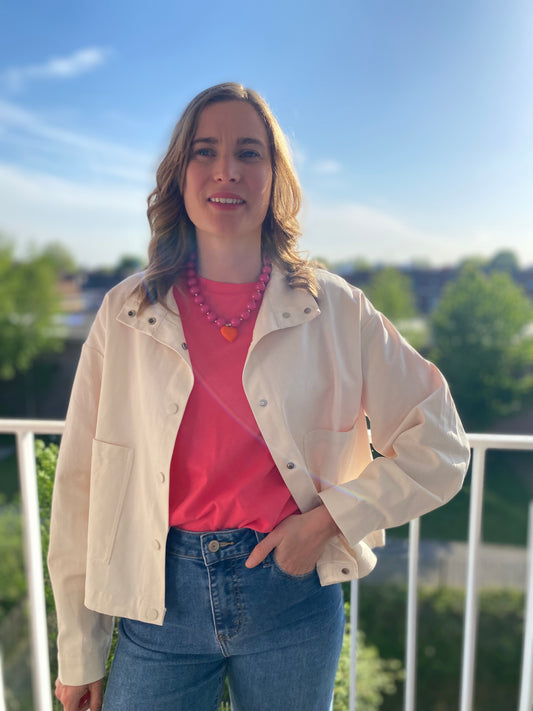 Veste Flore beige - Margothe