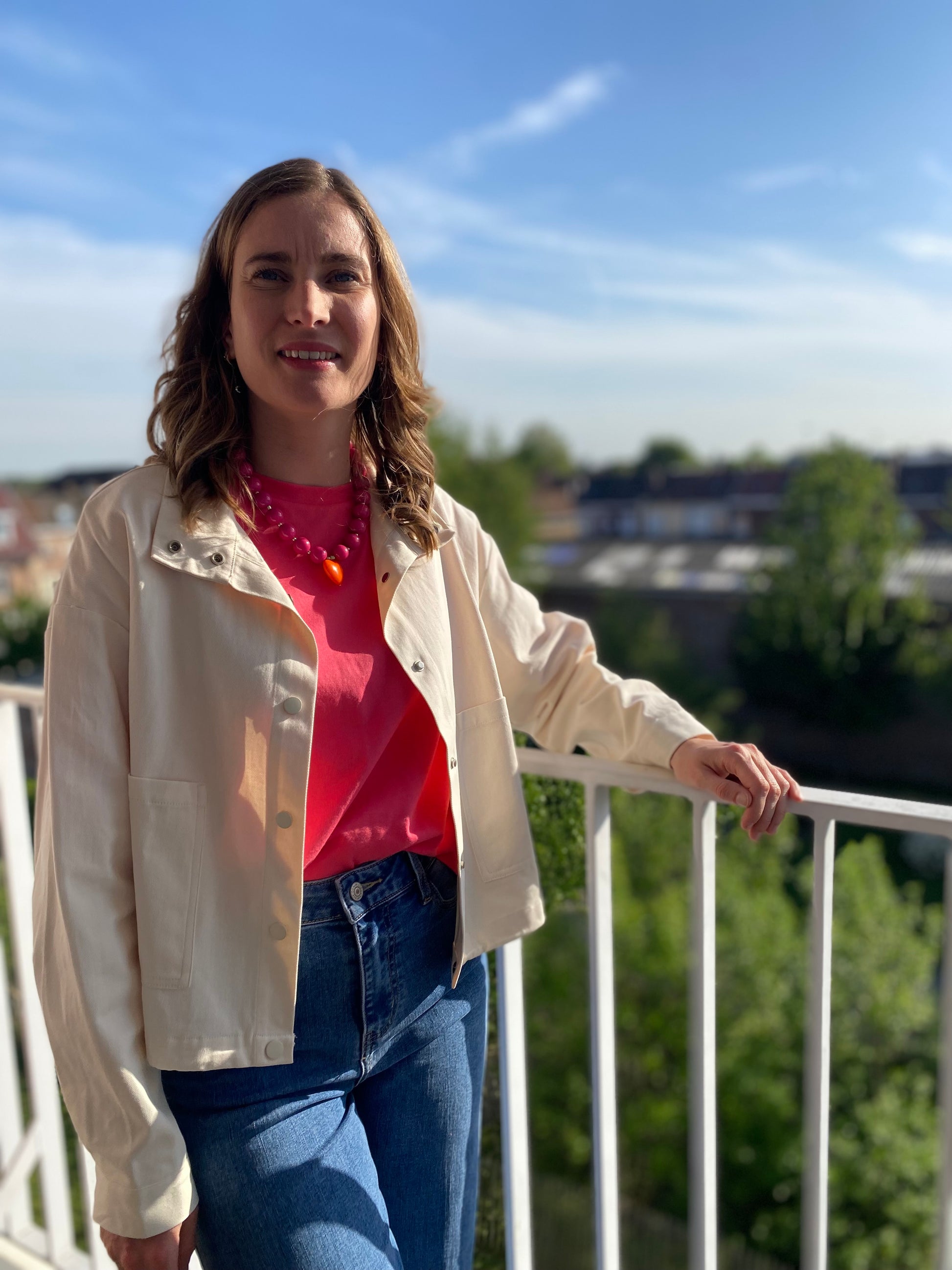 Veste Flore beige - Margothe