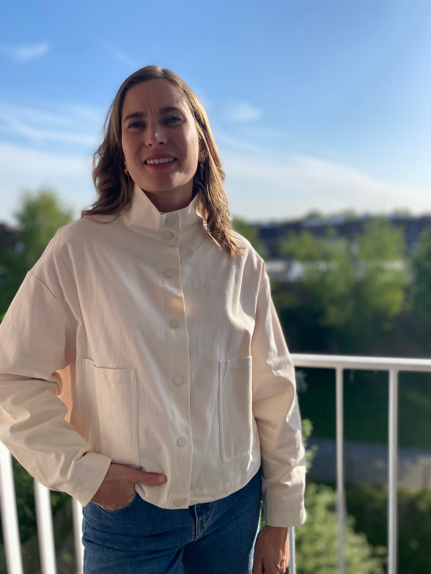 Veste Flore beige - Margothe