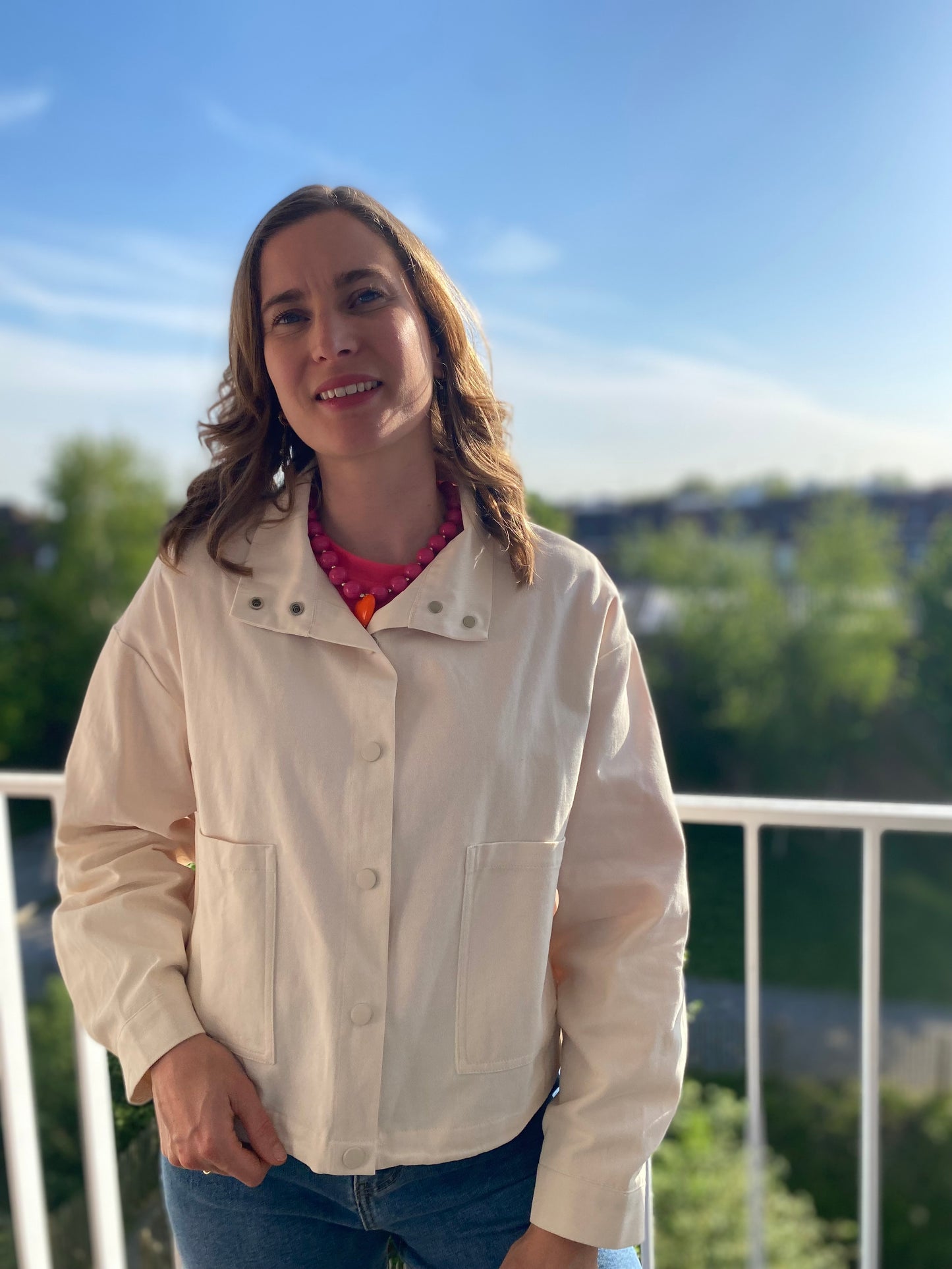Veste Flore beige - Margothe