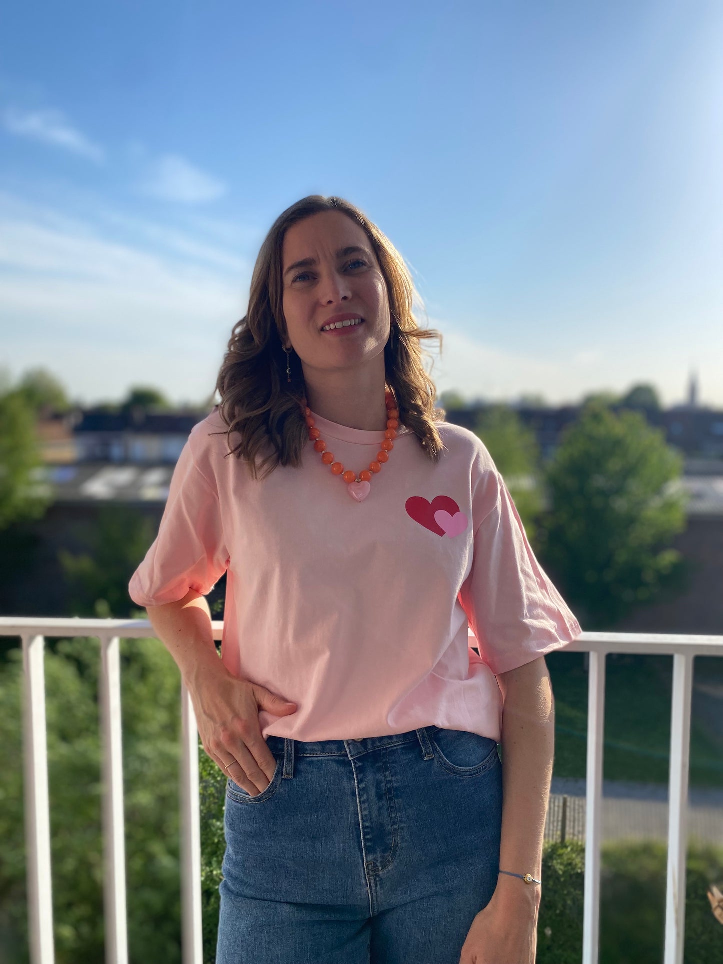 T-shirt Dahlia rose - Margothe