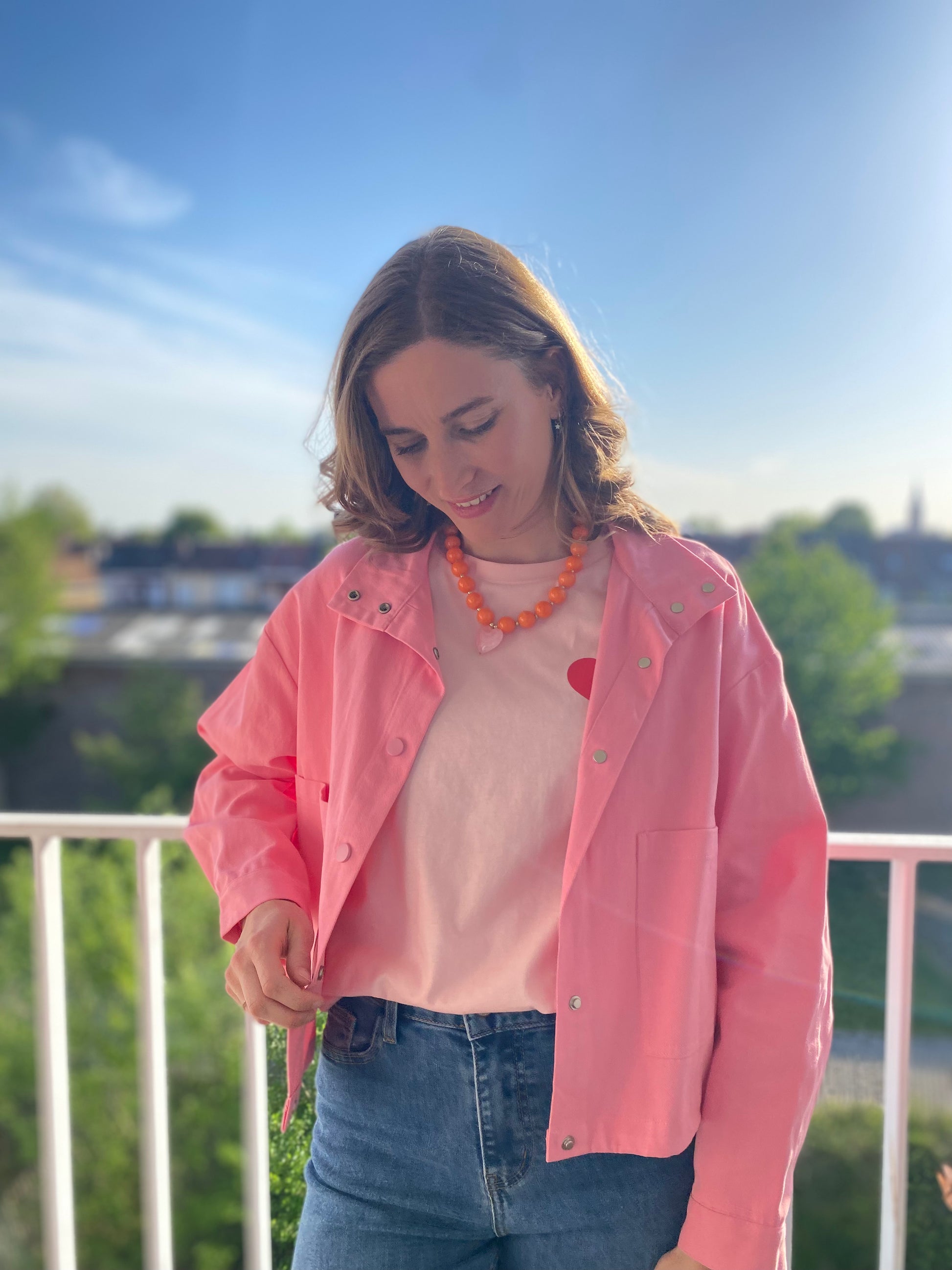 Veste Flore rose - Margothe
