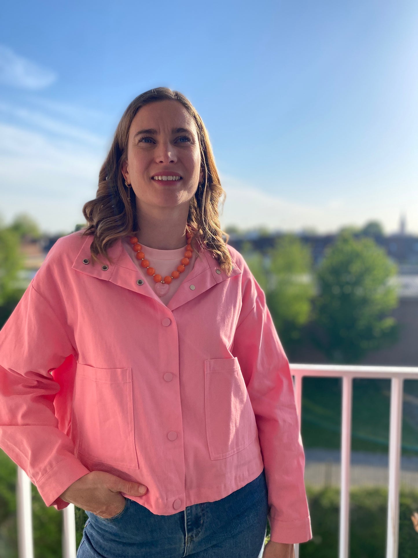 Veste Flore rose - Margothe