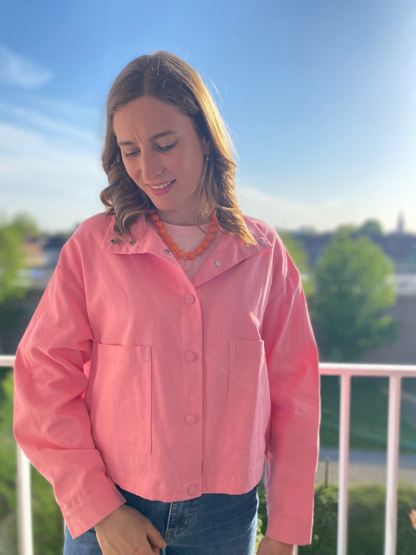 Veste Flore rose - Margothe