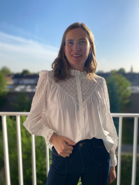 Blouse Cassia blanche