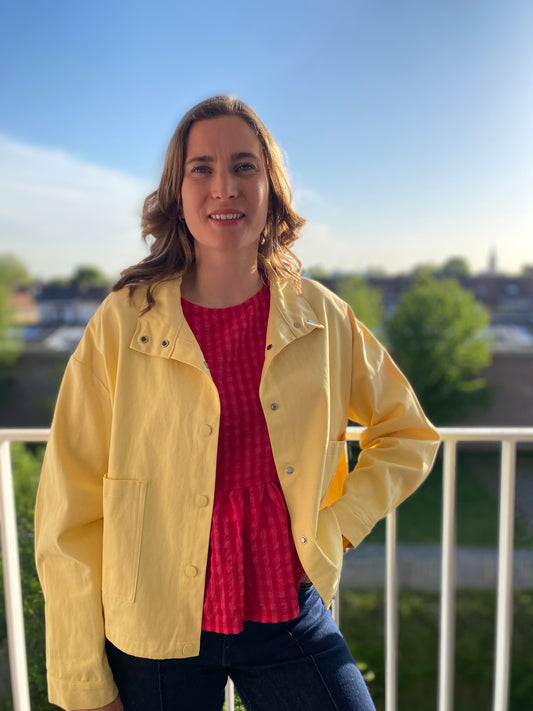 Veste Flore jaune