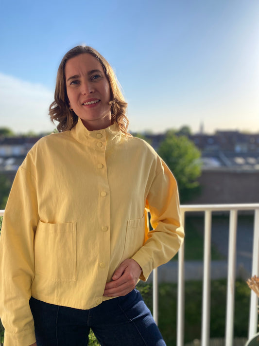 Veste Flore jaune