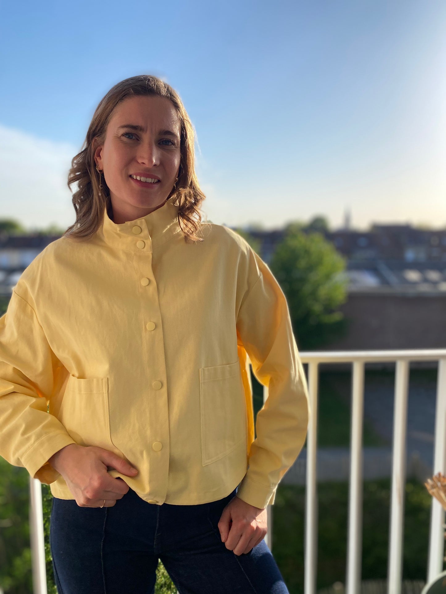 Veste Flore jaune