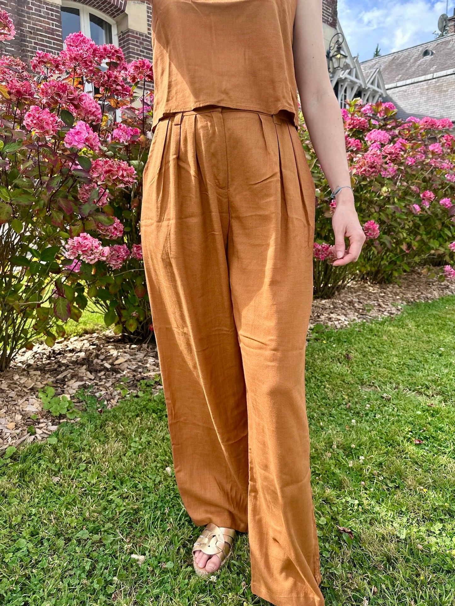 Pantalon Mauro marron