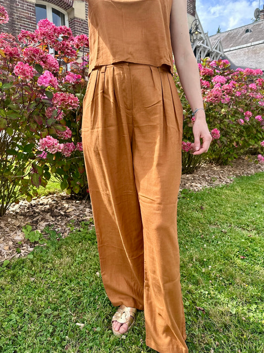 Pantalon Mauro marron